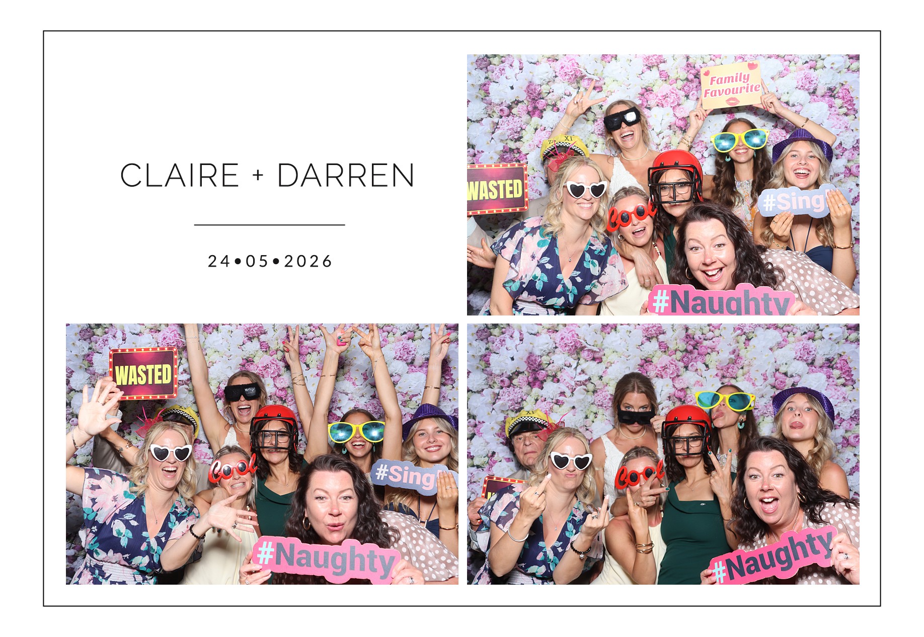 Claire and Darren | View more photos from the event at gallery.blissbooth.co.uk/u/BlissBooth/Claire-and-Darren