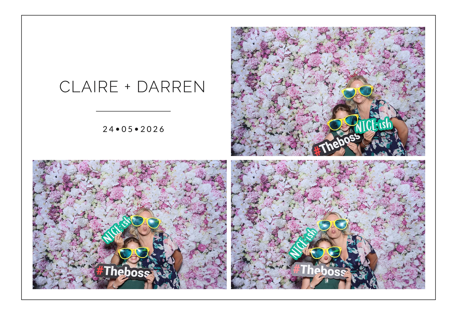 Claire and Darren | View more photos from the event at gallery.blissbooth.co.uk/u/BlissBooth/Claire-and-Darren