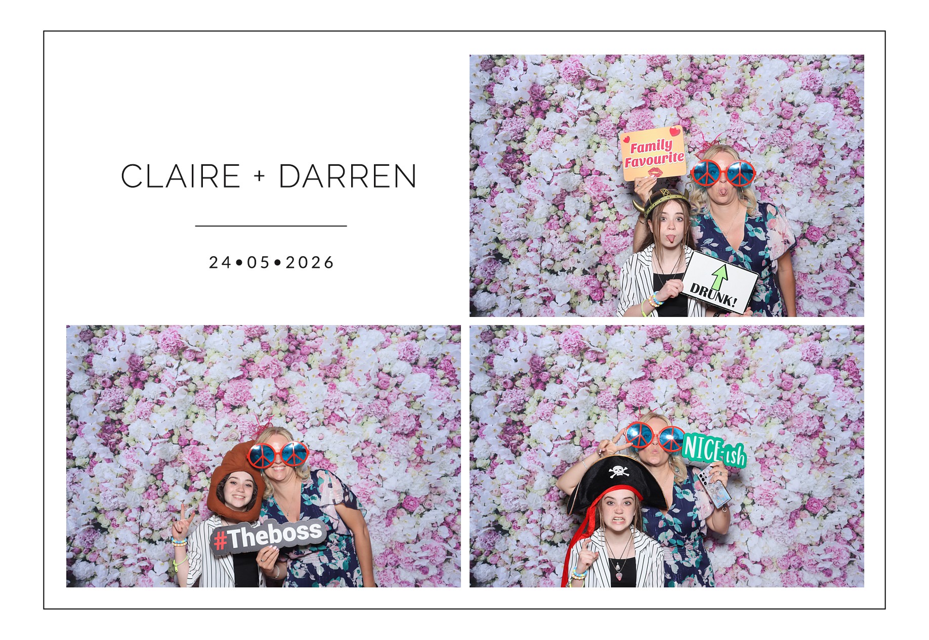 Claire and Darren | View more photos from the event at gallery.blissbooth.co.uk/u/BlissBooth/Claire-and-Darren