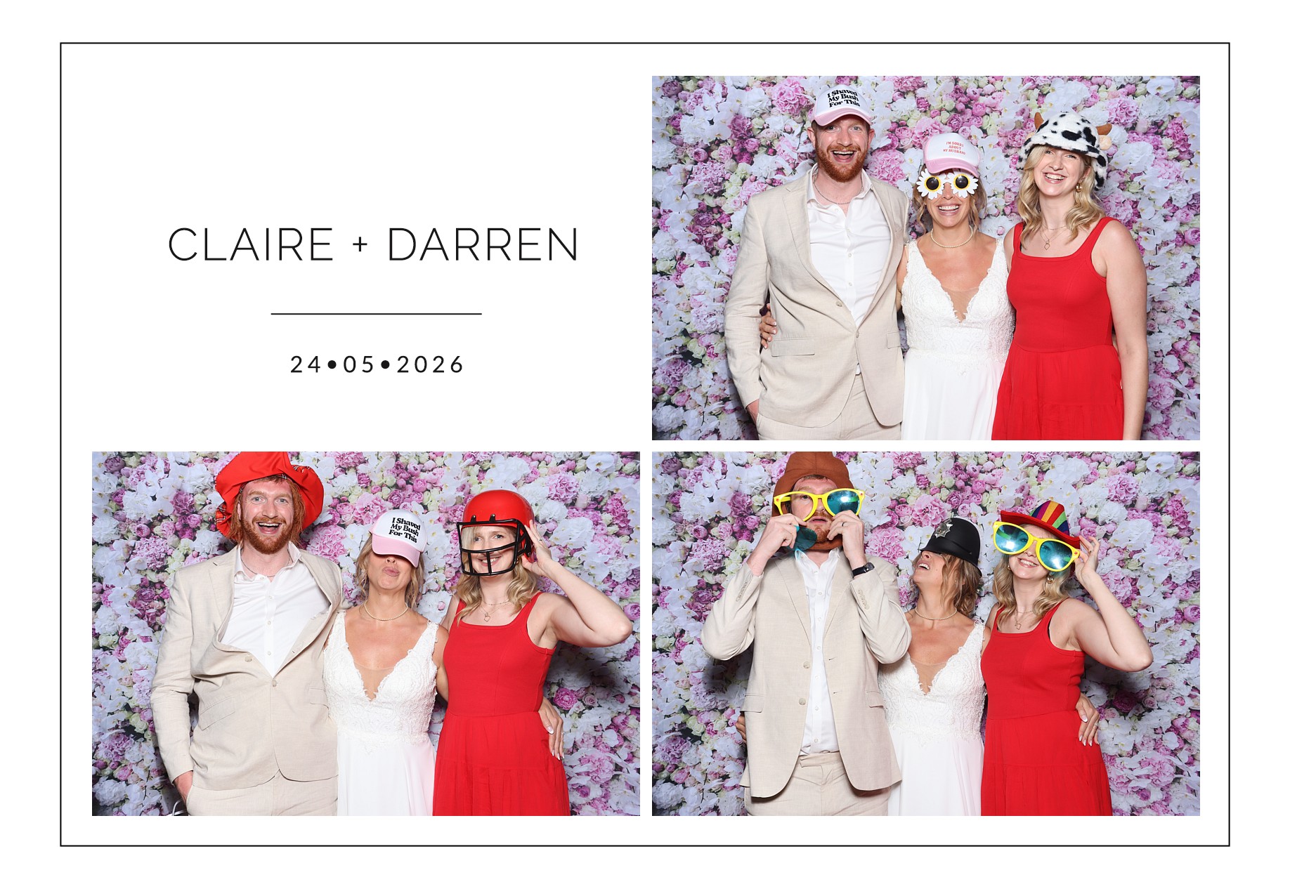 Claire and Darren | View more photos from the event at gallery.blissbooth.co.uk/u/BlissBooth/Claire-and-Darren