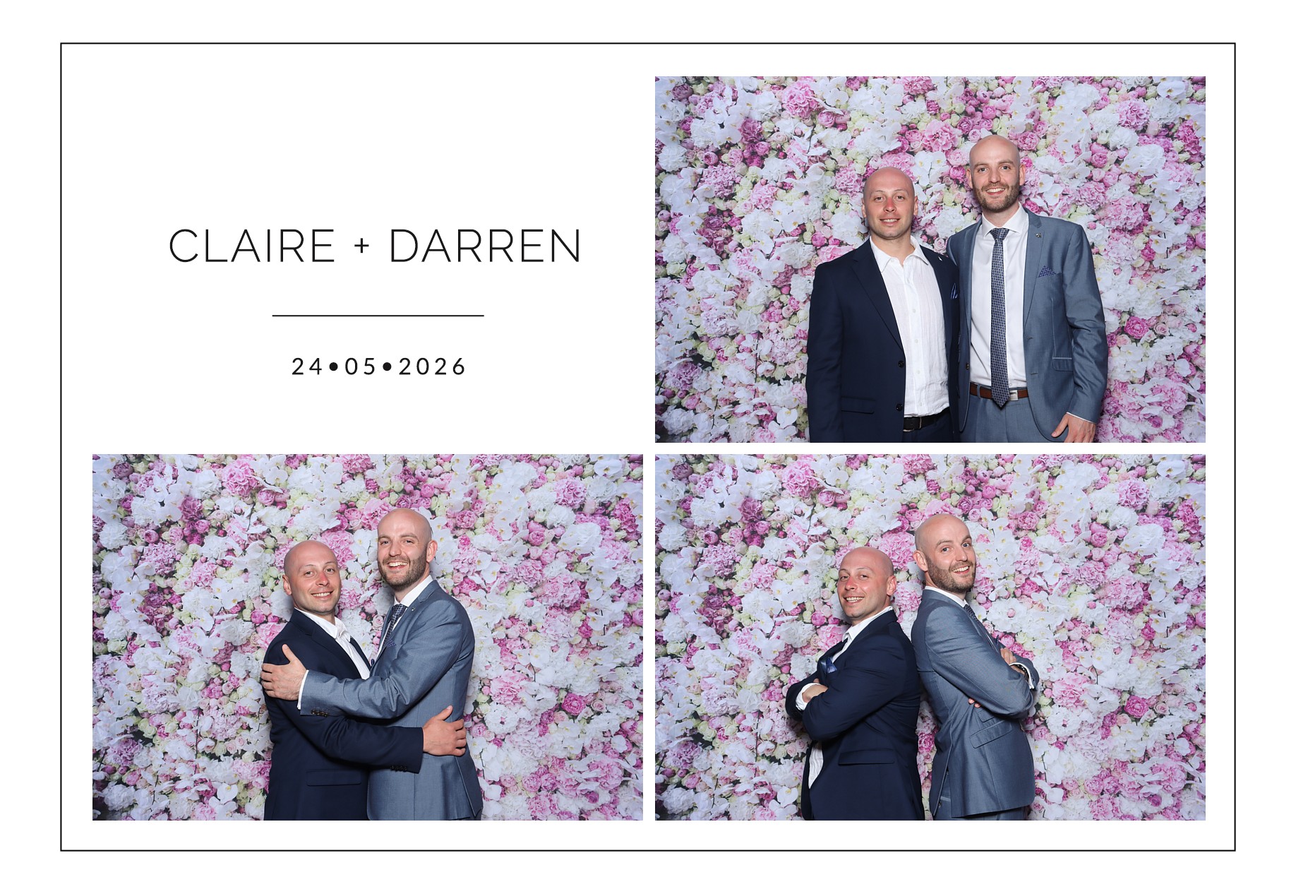Claire and Darren | View more photos from the event at gallery.blissbooth.co.uk/u/BlissBooth/Claire-and-Darren