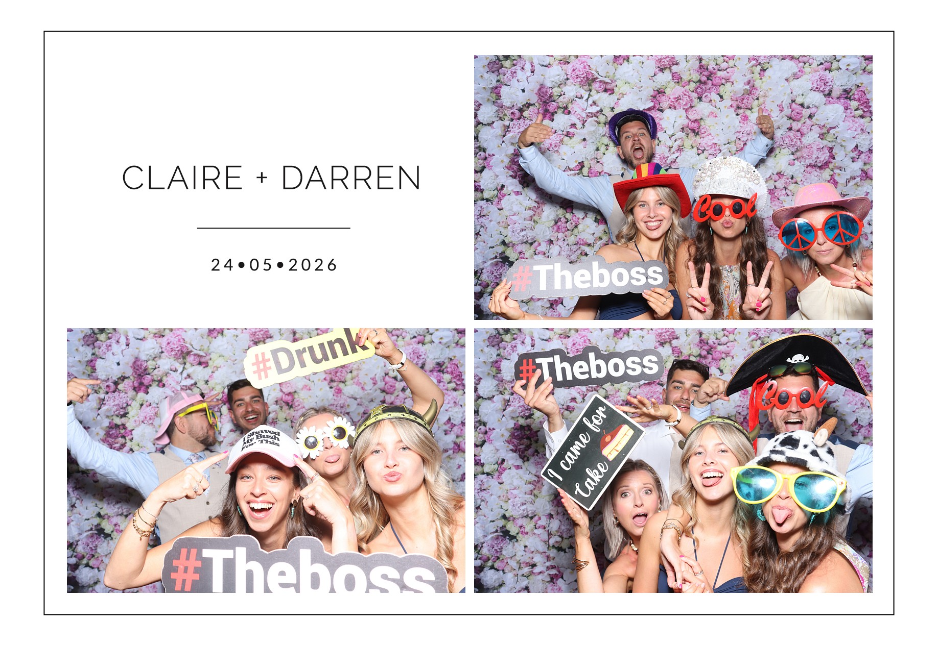 Claire and Darren | View more photos from the event at gallery.blissbooth.co.uk/u/BlissBooth/Claire-and-Darren