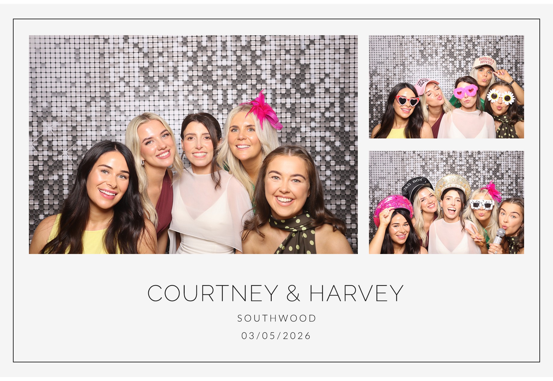 Courtney and Harvey | View more photos from the event at gallery.blissbooth.co.uk/u/BlissBooth/Courtney-and-Harvey