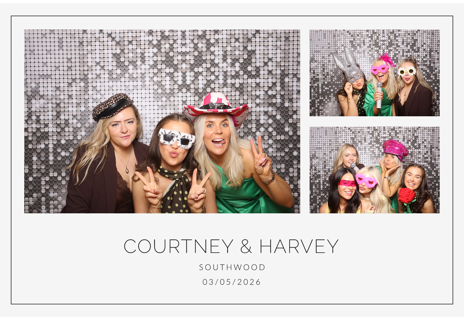 Courtney and Harvey | View more photos from the event at gallery.blissbooth.co.uk/u/BlissBooth/Courtney-and-Harvey