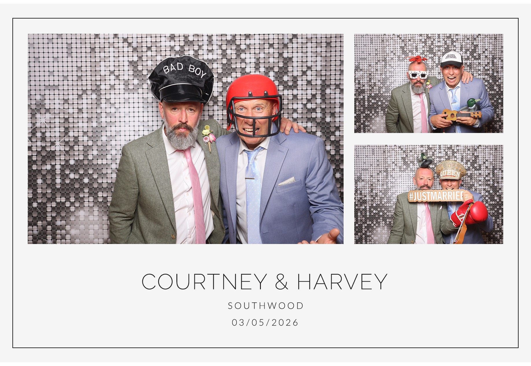 Courtney and Harvey | View more photos from the event at gallery.blissbooth.co.uk/u/BlissBooth/Courtney-and-Harvey