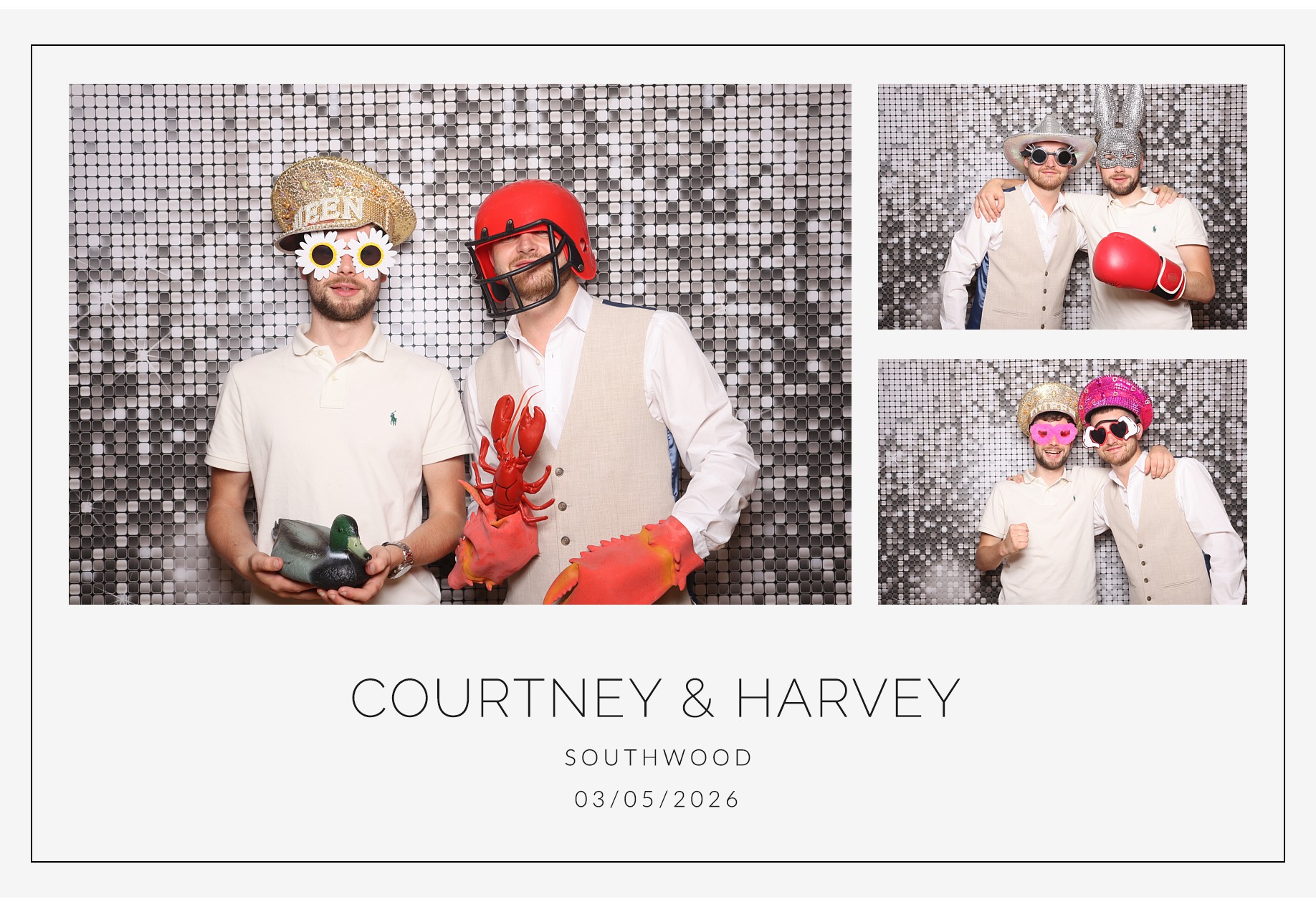 Courtney and Harvey | View more photos from the event at gallery.blissbooth.co.uk/u/BlissBooth/Courtney-and-Harvey