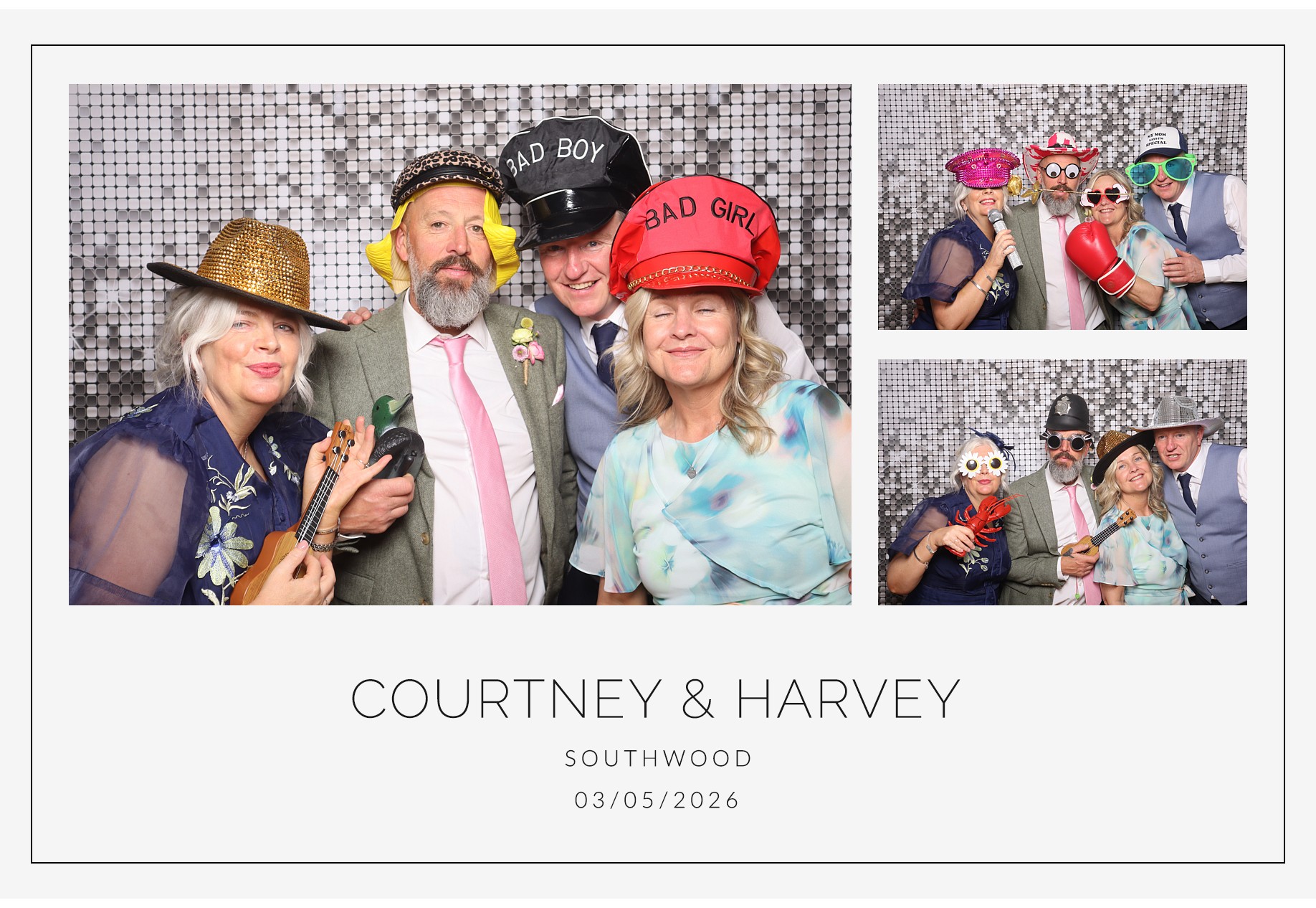 Courtney and Harvey | View more photos from the event at gallery.blissbooth.co.uk/u/BlissBooth/Courtney-and-Harvey