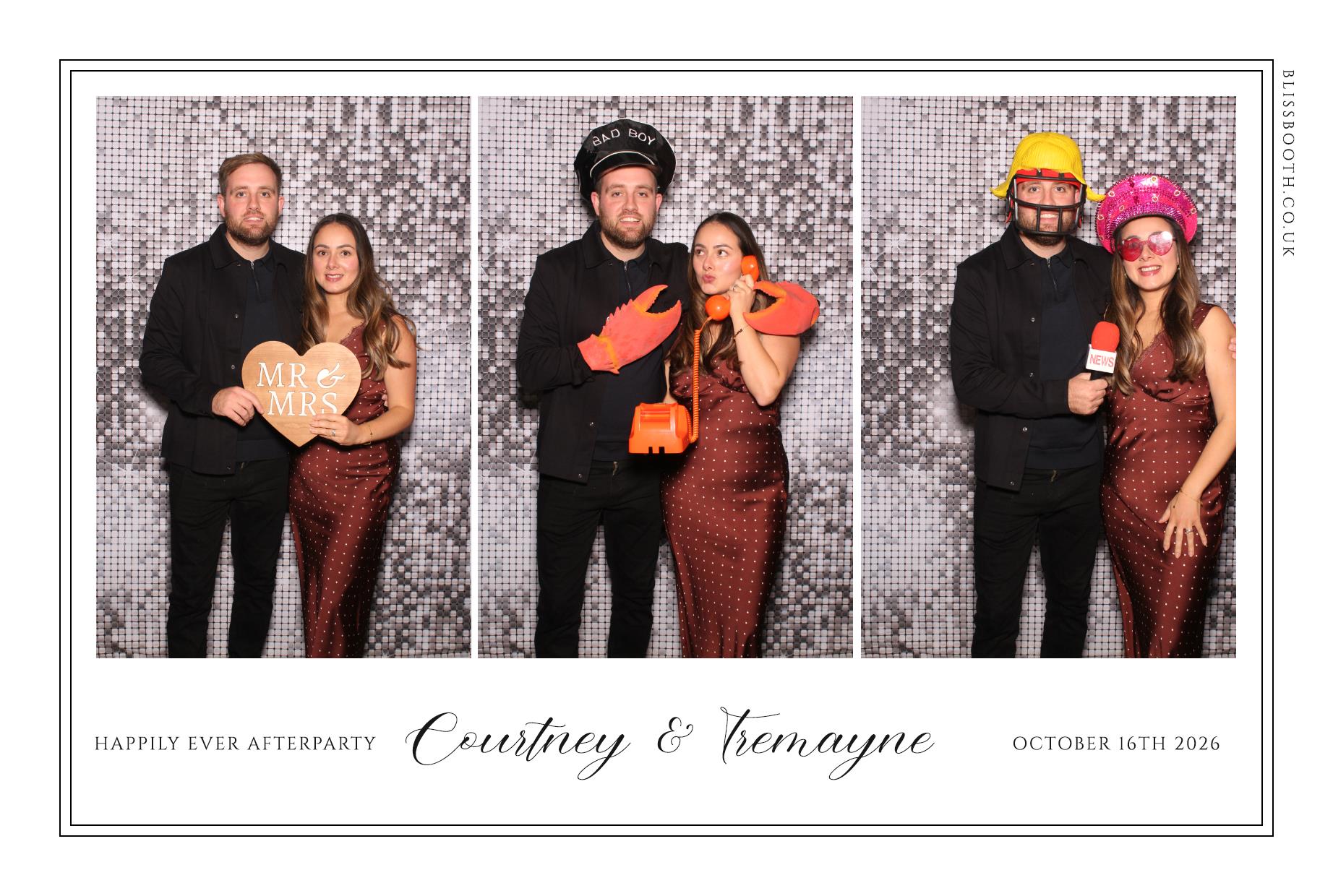 Courtney and Treymane | View more photos from the event at gallery.blissbooth.co.uk/u/BlissBooth/Courtney-and-Treymane