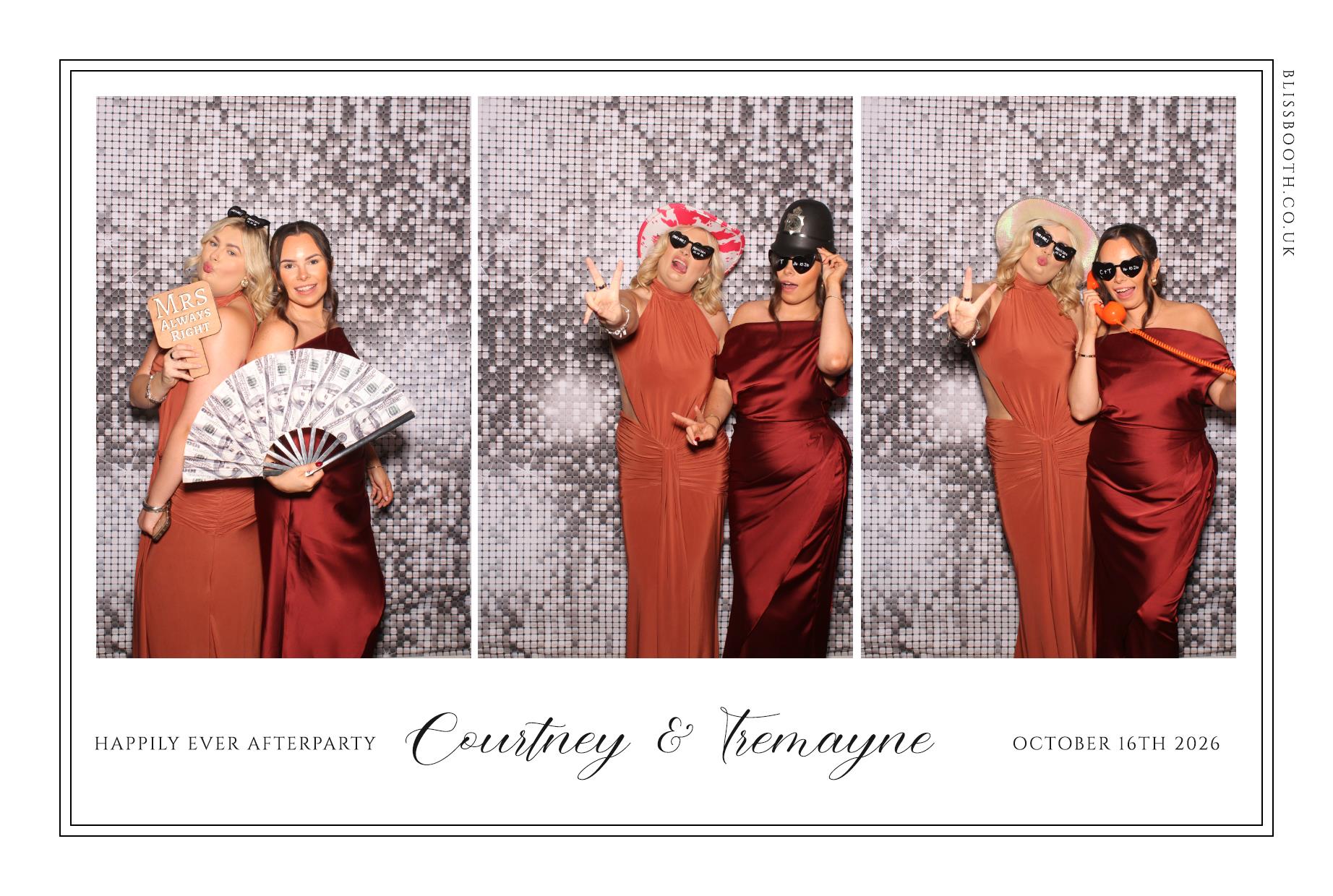 Courtney and Treymane | View more photos from the event at gallery.blissbooth.co.uk/u/BlissBooth/Courtney-and-Treymane