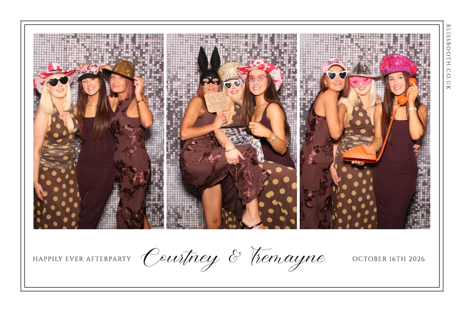Courtney and Treymane | View more photos from the event at gallery.blissbooth.co.uk/u/BlissBooth/Courtney-and-Treymane