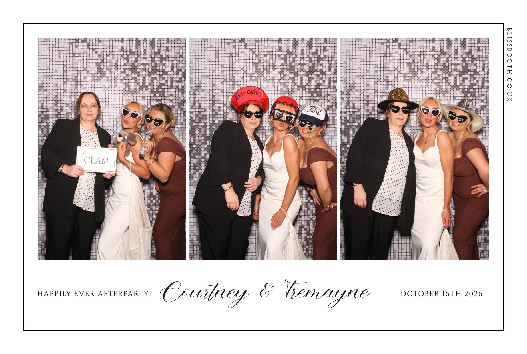 Courtney and Treymane | View more photos from the event at gallery.blissbooth.co.uk/u/BlissBooth/Courtney-and-Treymane