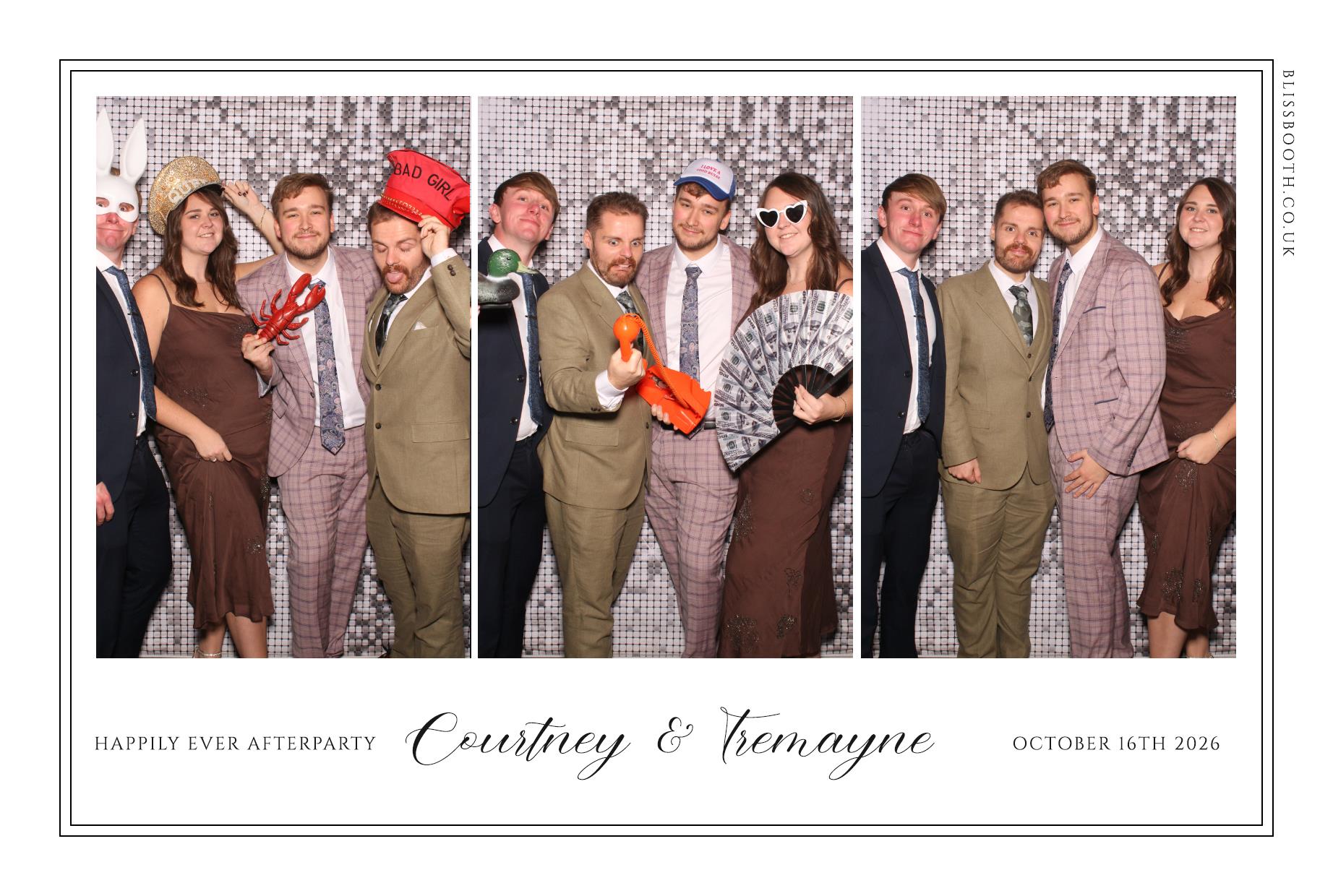 Courtney and Treymane | View more photos from the event at gallery.blissbooth.co.uk/u/BlissBooth/Courtney-and-Treymane