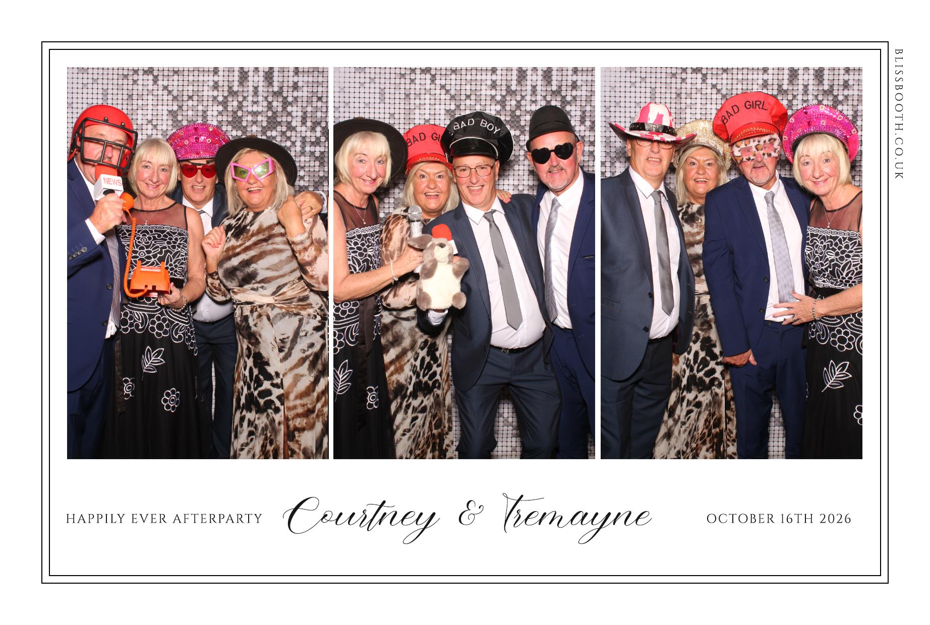 Courtney and Treymane | View more photos from the event at gallery.blissbooth.co.uk/u/BlissBooth/Courtney-and-Treymane