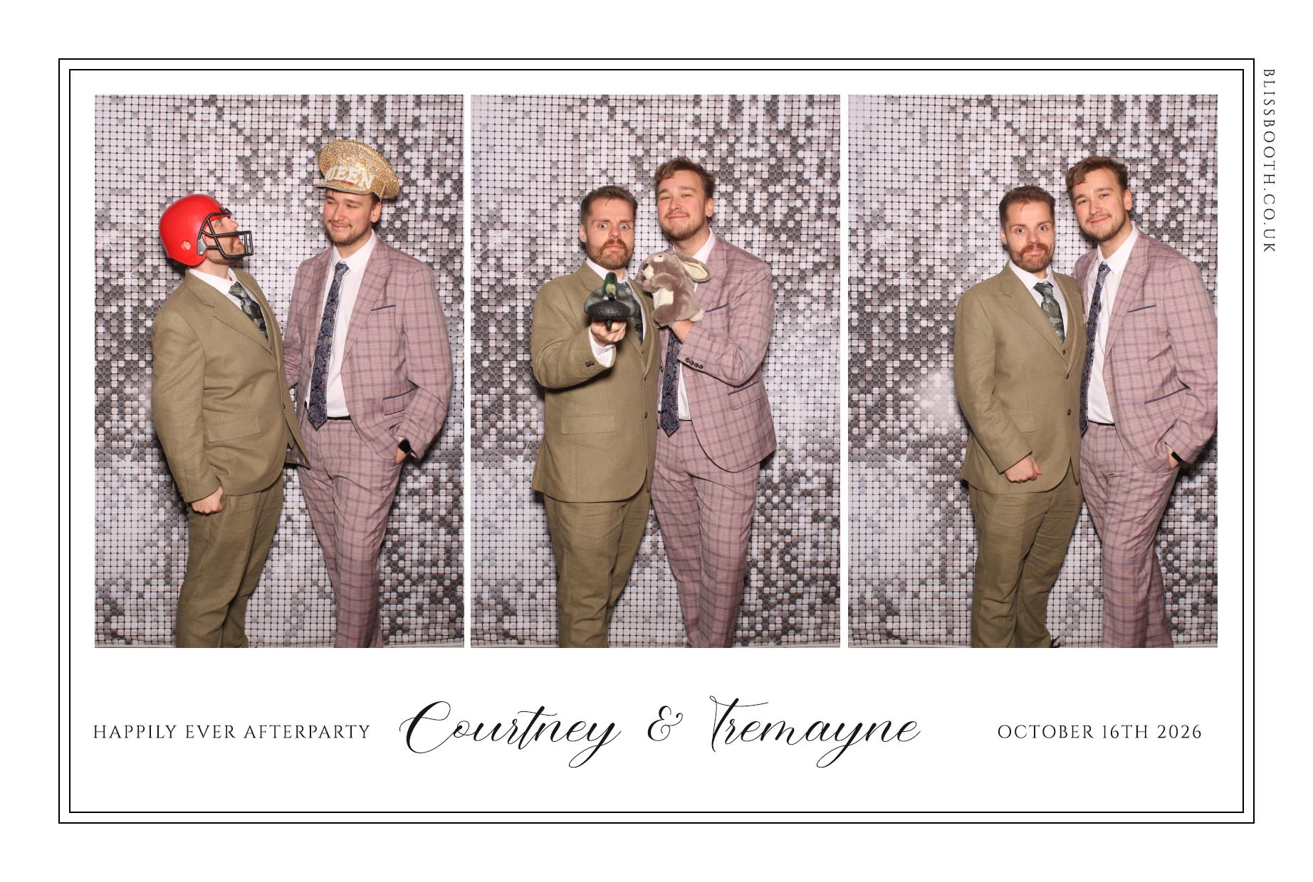 Courtney and Treymane | View more photos from the event at gallery.blissbooth.co.uk/u/BlissBooth/Courtney-and-Treymane