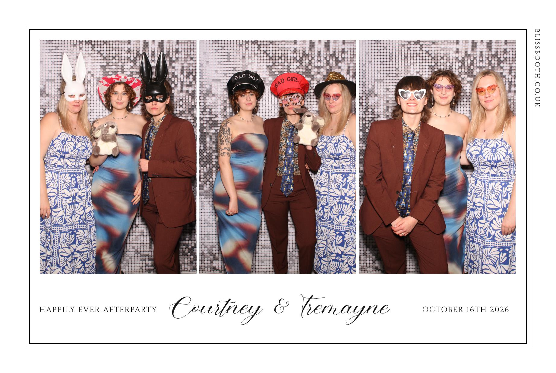 Courtney and Treymane | View more photos from the event at gallery.blissbooth.co.uk/u/BlissBooth/Courtney-and-Treymane