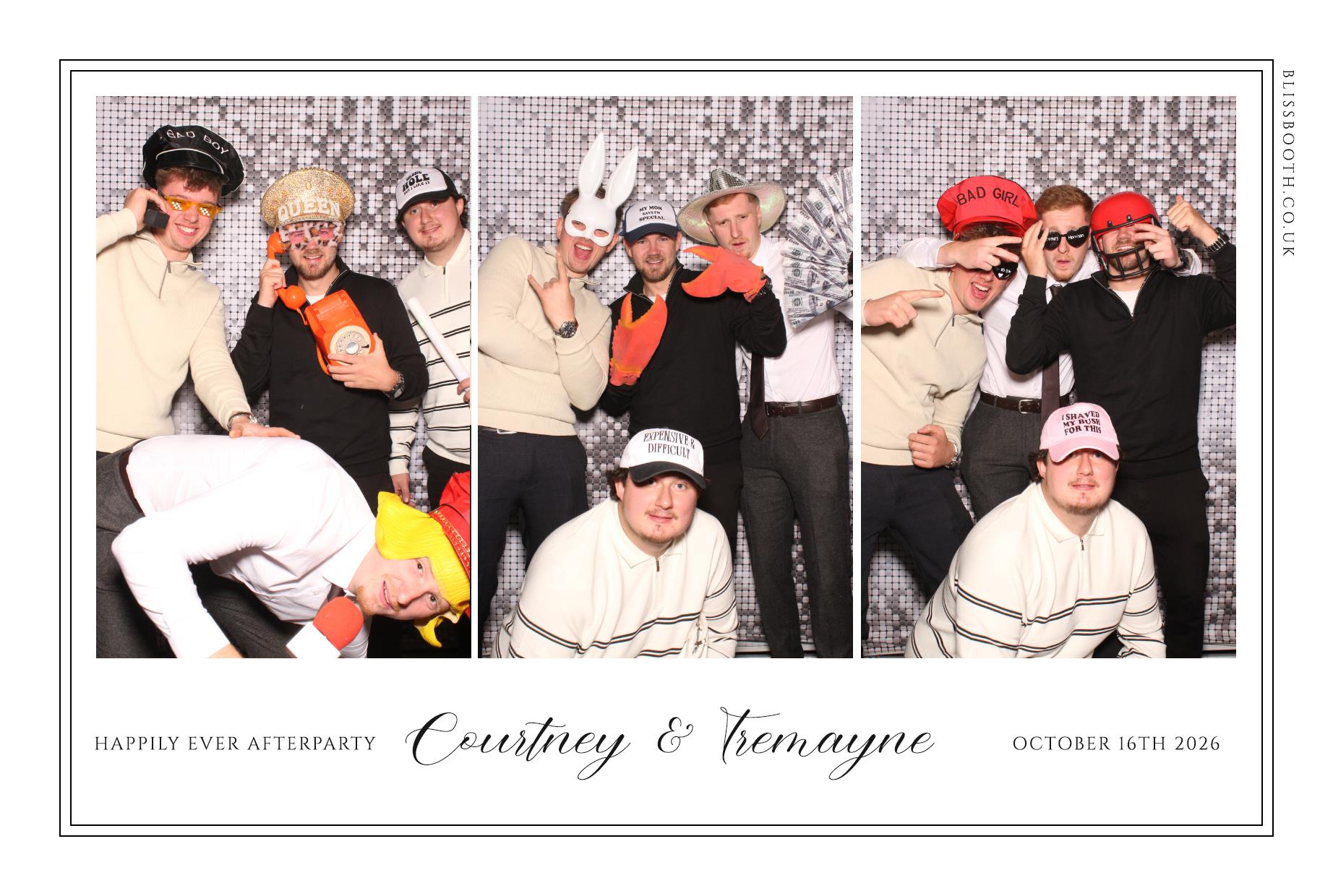 Courtney and Treymane | View more photos from the event at gallery.blissbooth.co.uk/u/BlissBooth/Courtney-and-Treymane