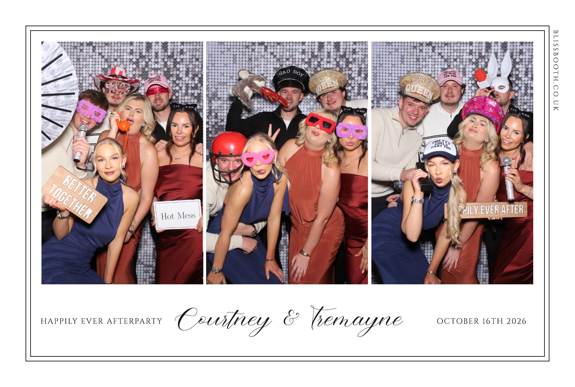 Courtney and Treymane | View more photos from the event at gallery.blissbooth.co.uk/u/BlissBooth/Courtney-and-Treymane