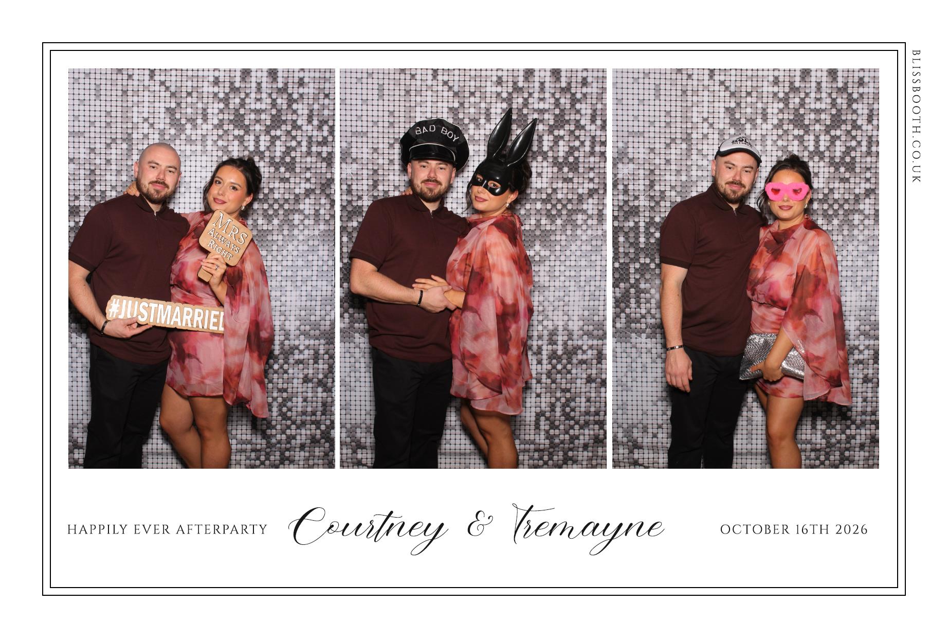 Courtney and Treymane | View more photos from the event at gallery.blissbooth.co.uk/u/BlissBooth/Courtney-and-Treymane