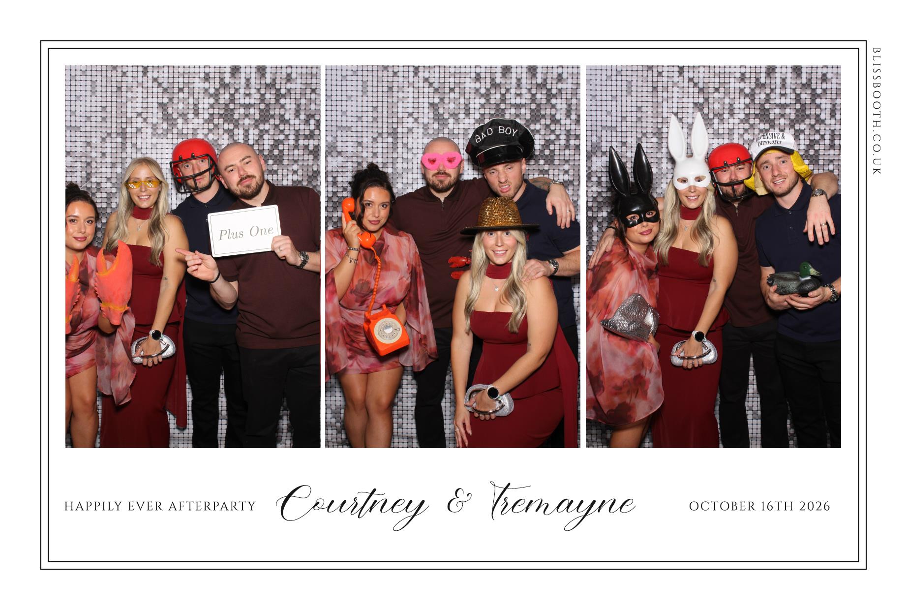 Courtney and Treymane | View more photos from the event at gallery.blissbooth.co.uk/u/BlissBooth/Courtney-and-Treymane