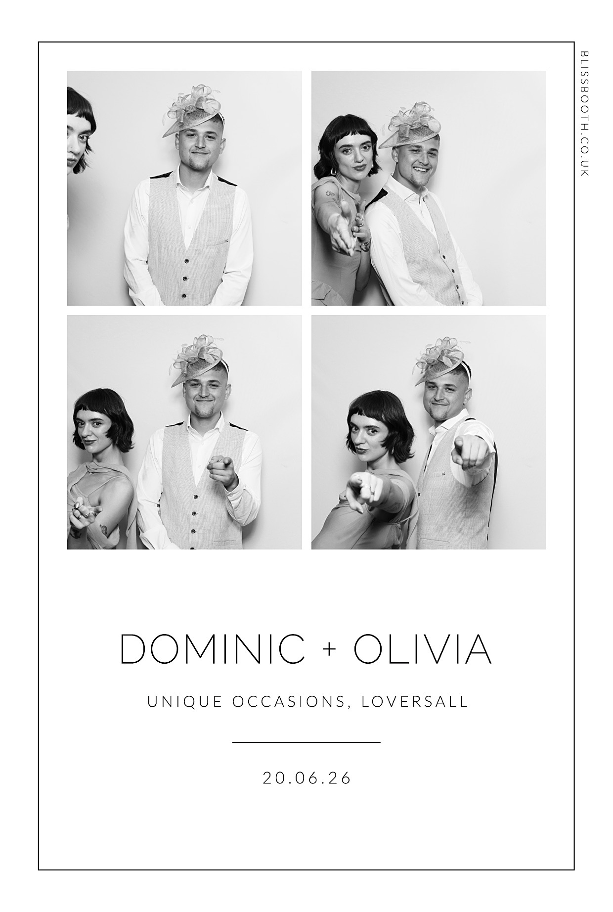 Dominic and Olivia | View more photos from the event at gallery.blissbooth.co.uk/u/BlissBooth/Dominic-and-Olivia