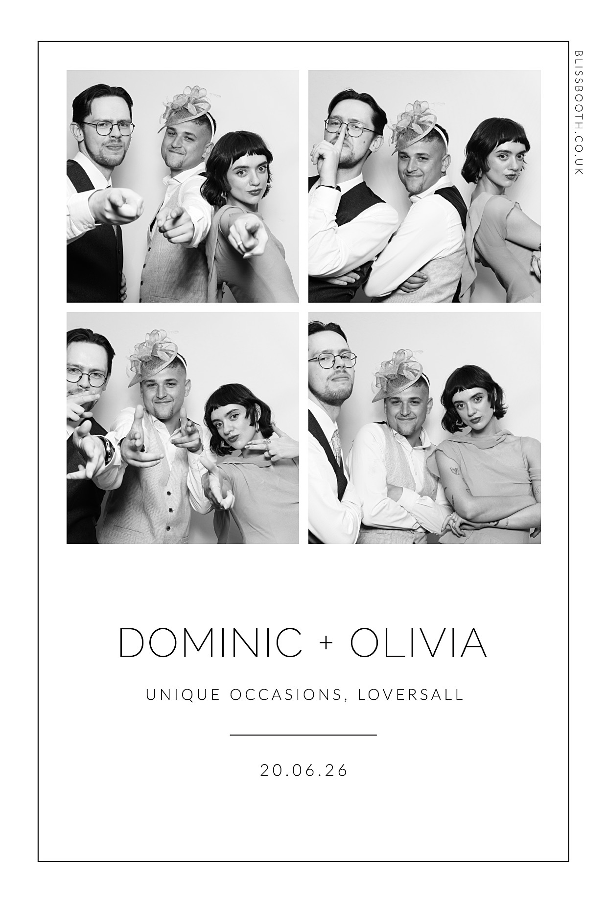 Dominic and Olivia | View more photos from the event at gallery.blissbooth.co.uk/u/BlissBooth/Dominic-and-Olivia