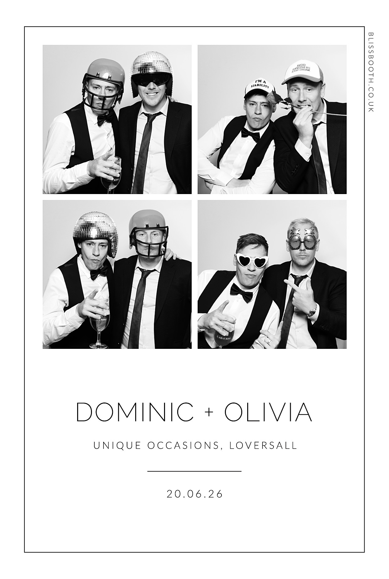 Dominic and Olivia | View more photos from the event at gallery.blissbooth.co.uk/u/BlissBooth/Dominic-and-Olivia