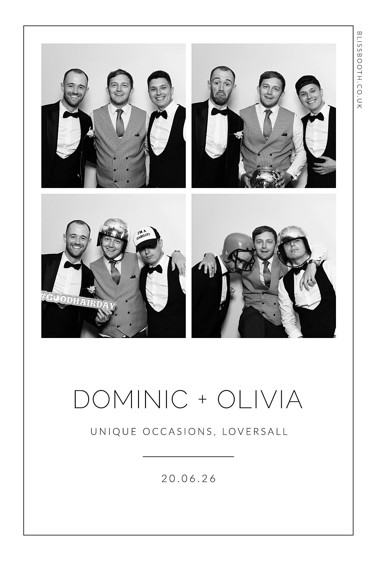 Dominic and Olivia | View more photos from the event at gallery.blissbooth.co.uk/u/BlissBooth/Dominic-and-Olivia