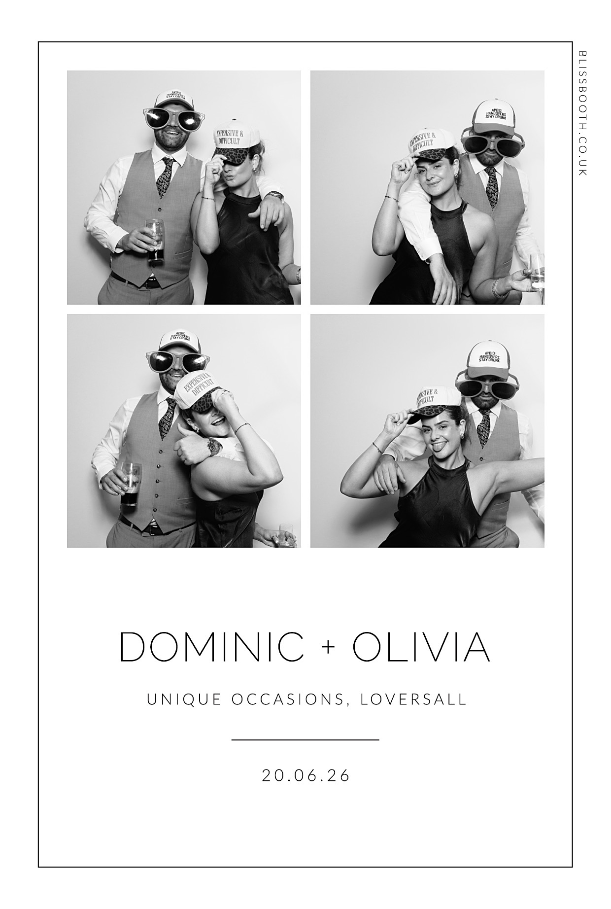 Dominic and Olivia | View more photos from the event at gallery.blissbooth.co.uk/u/BlissBooth/Dominic-and-Olivia