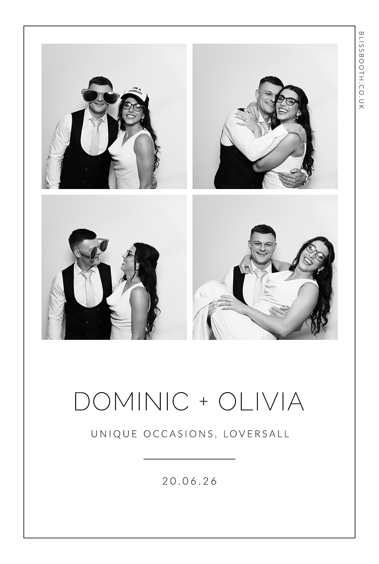 Dominic and Olivia | View more photos from the event at gallery.blissbooth.co.uk/u/BlissBooth/Dominic-and-Olivia