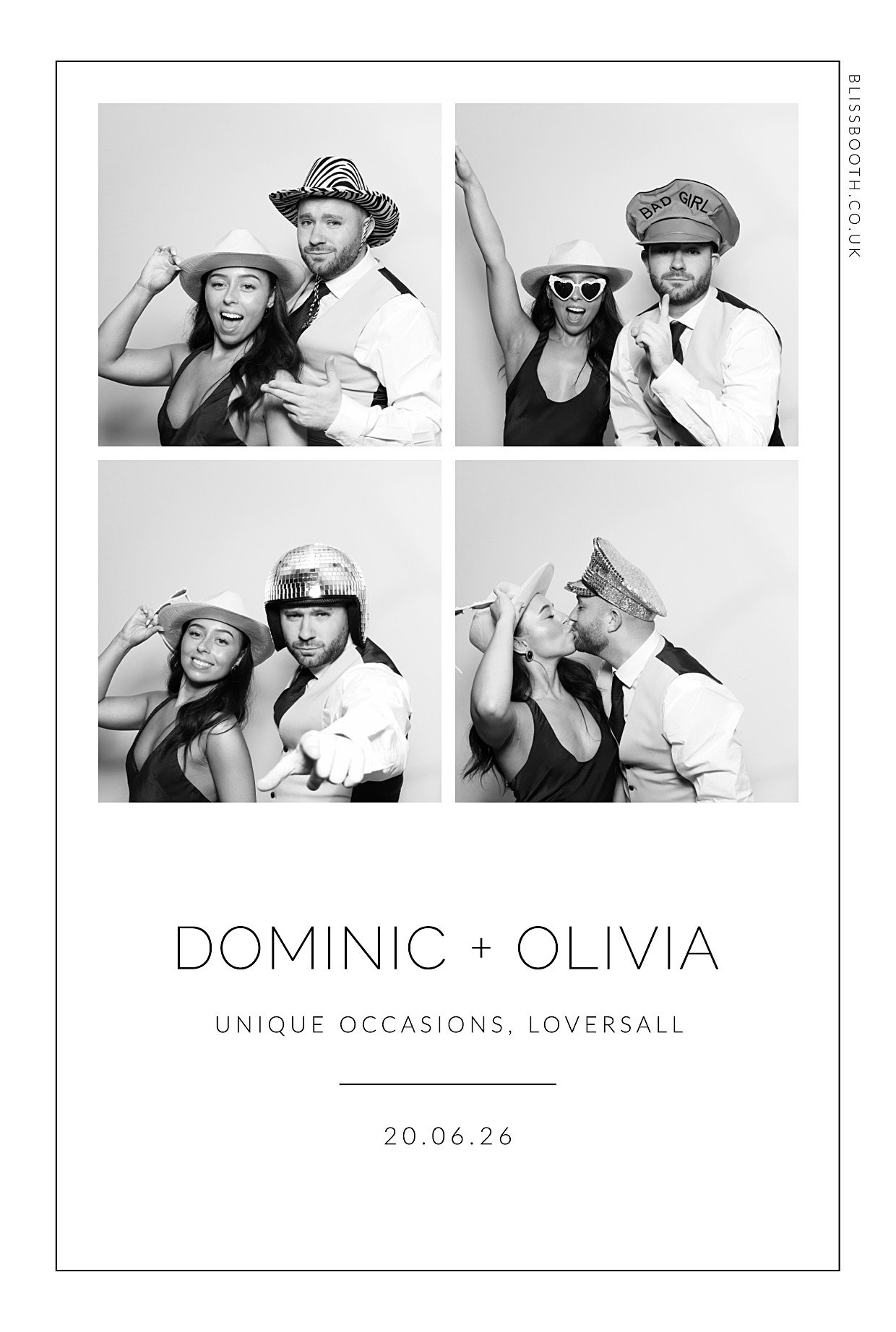 Dominic and Olivia | View more photos from the event at gallery.blissbooth.co.uk/u/BlissBooth/Dominic-and-Olivia