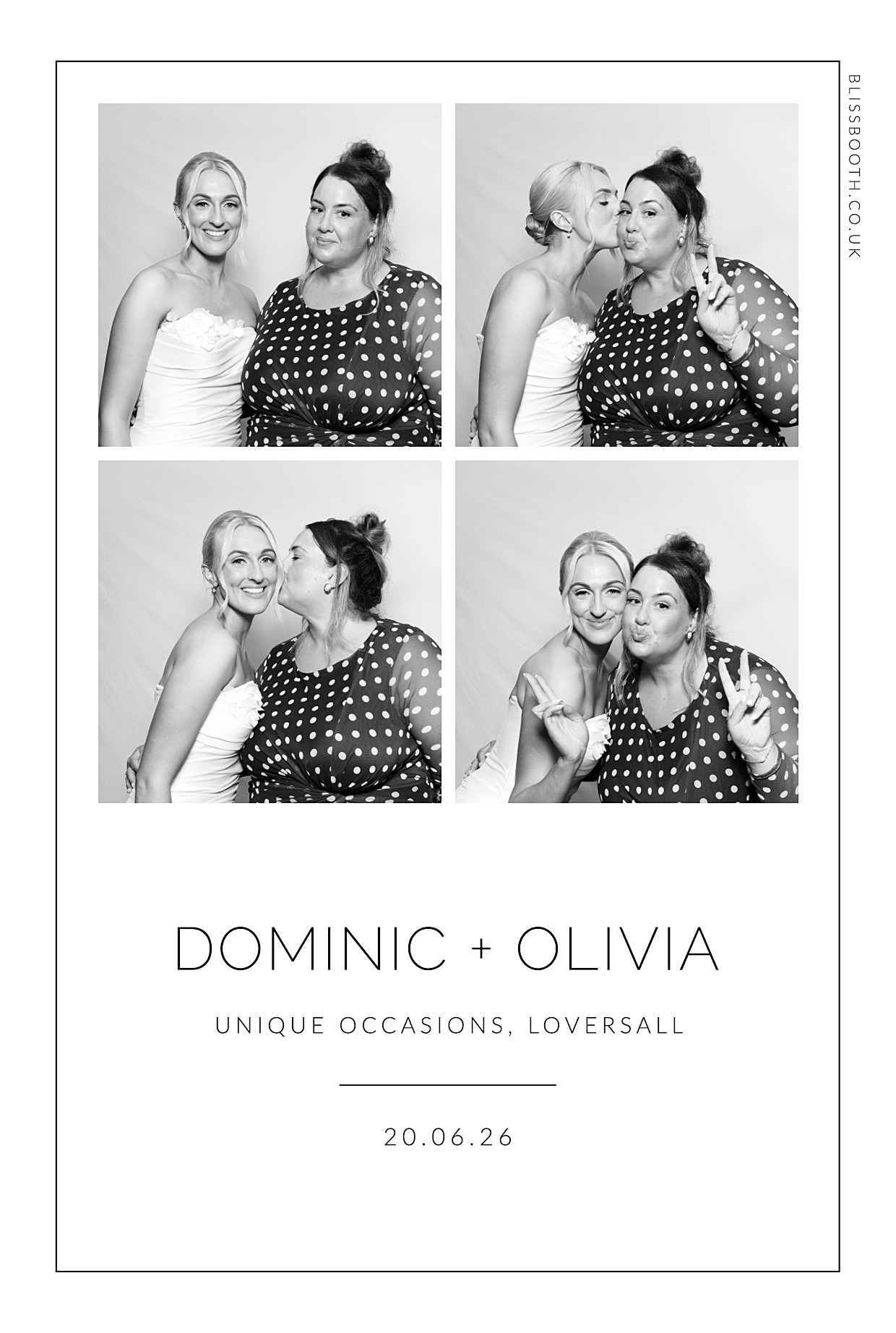 Dominic and Olivia | View more photos from the event at gallery.blissbooth.co.uk/u/BlissBooth/Dominic-and-Olivia
