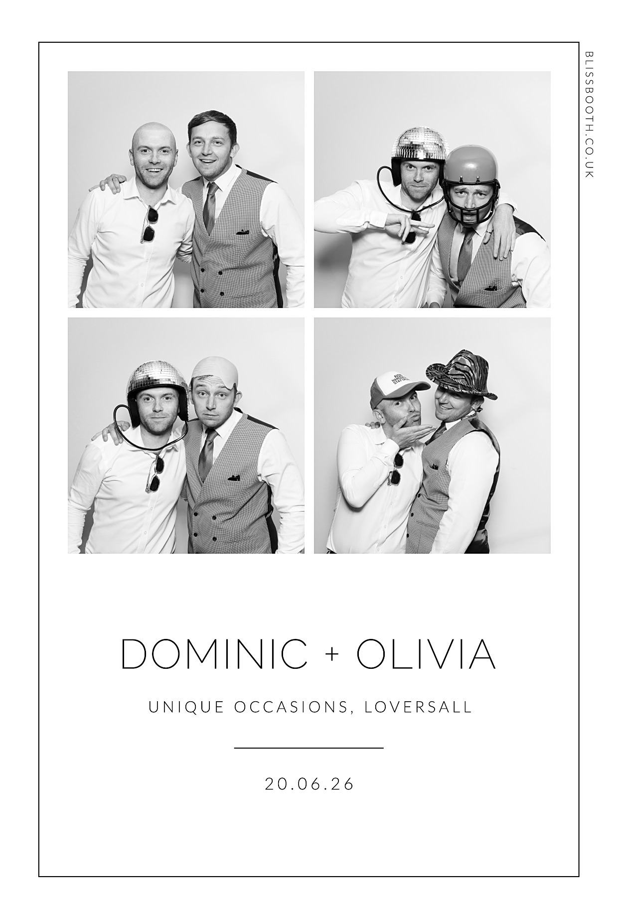 Dominic and Olivia | View more photos from the event at gallery.blissbooth.co.uk/u/BlissBooth/Dominic-and-Olivia