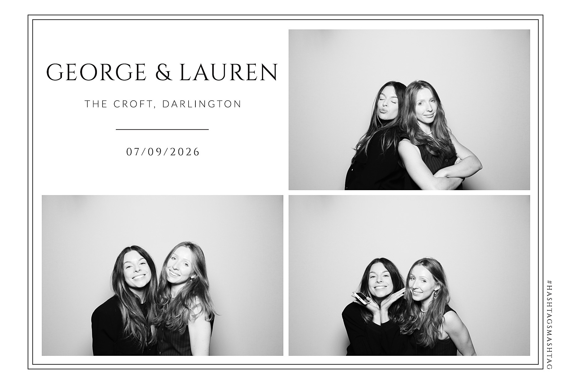 George and Lauren | View more photos from the event at gallery.blissbooth.co.uk/u/BlissBooth/George-and-Lauren