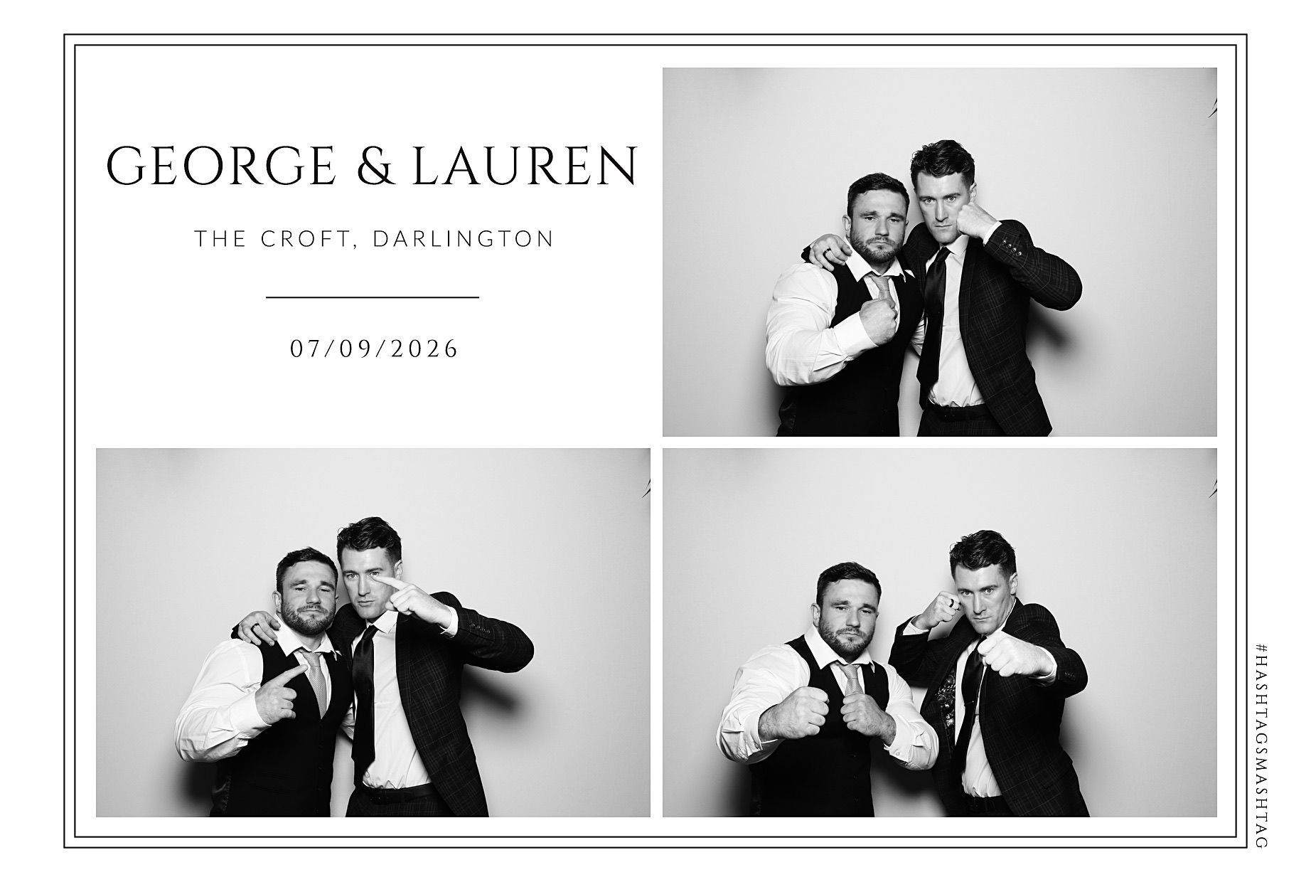 George and Lauren | View more photos from the event at gallery.blissbooth.co.uk/u/BlissBooth/George-and-Lauren