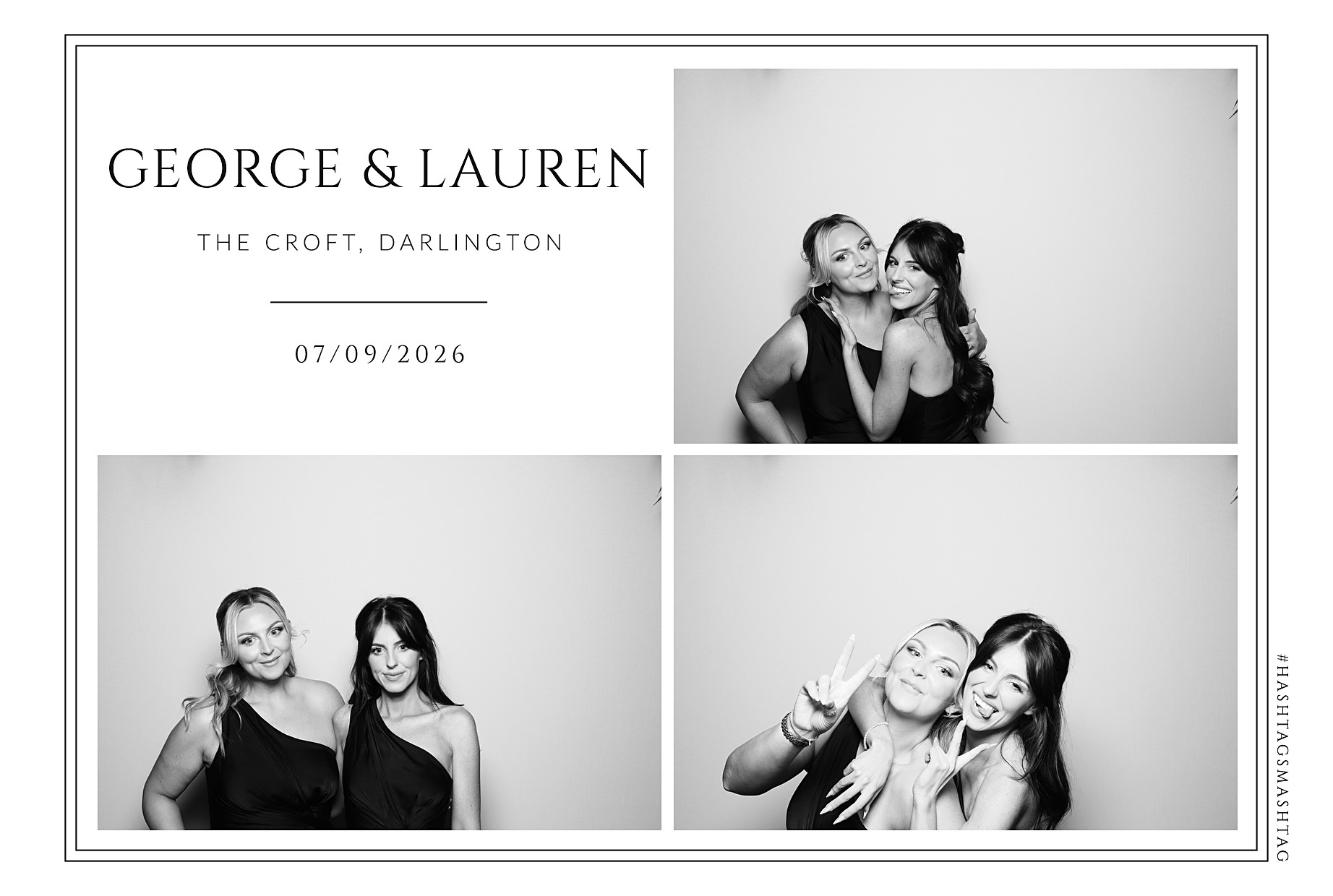 George and Lauren | View more photos from the event at gallery.blissbooth.co.uk/u/BlissBooth/George-and-Lauren