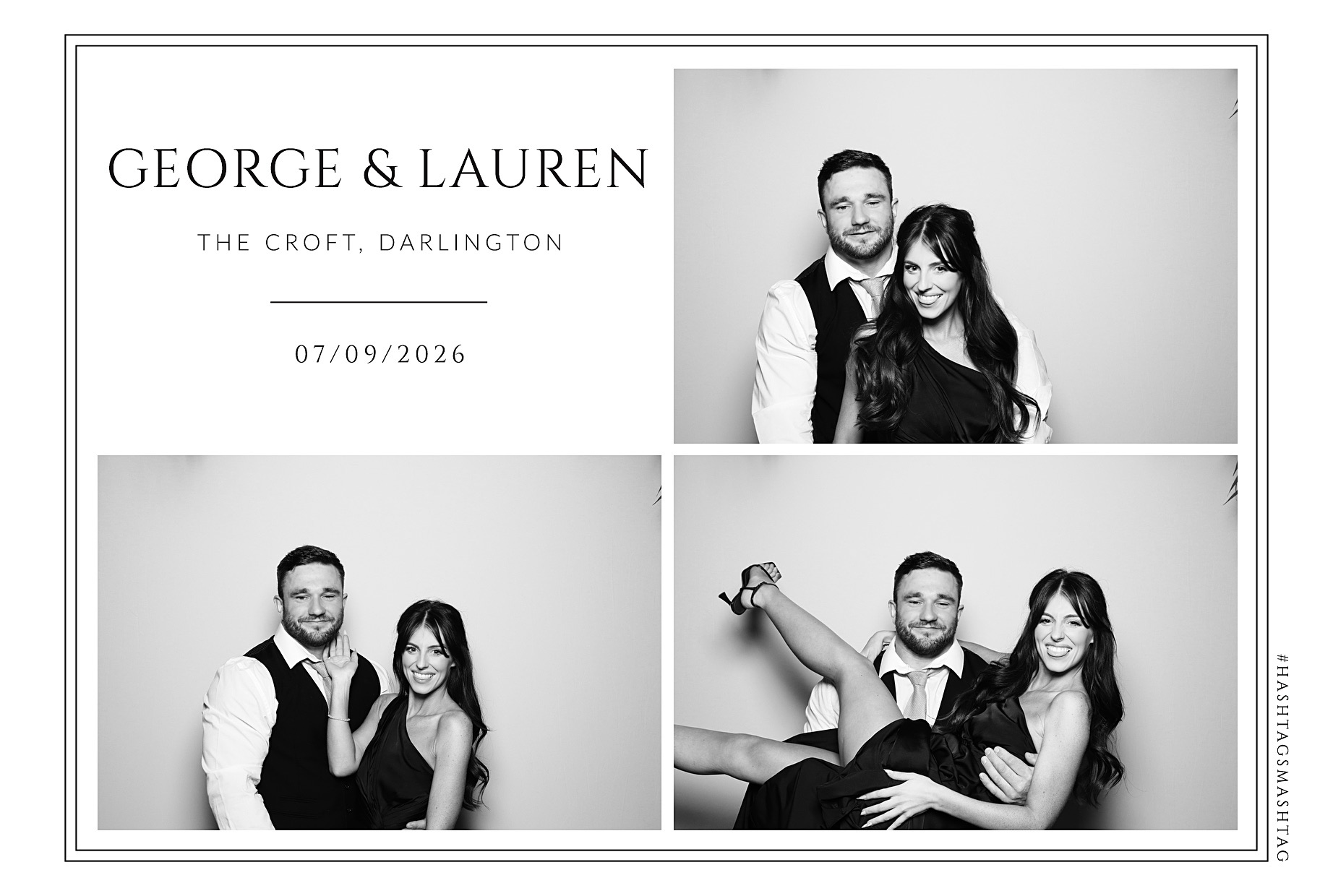George and Lauren | View more photos from the event at gallery.blissbooth.co.uk/u/BlissBooth/George-and-Lauren