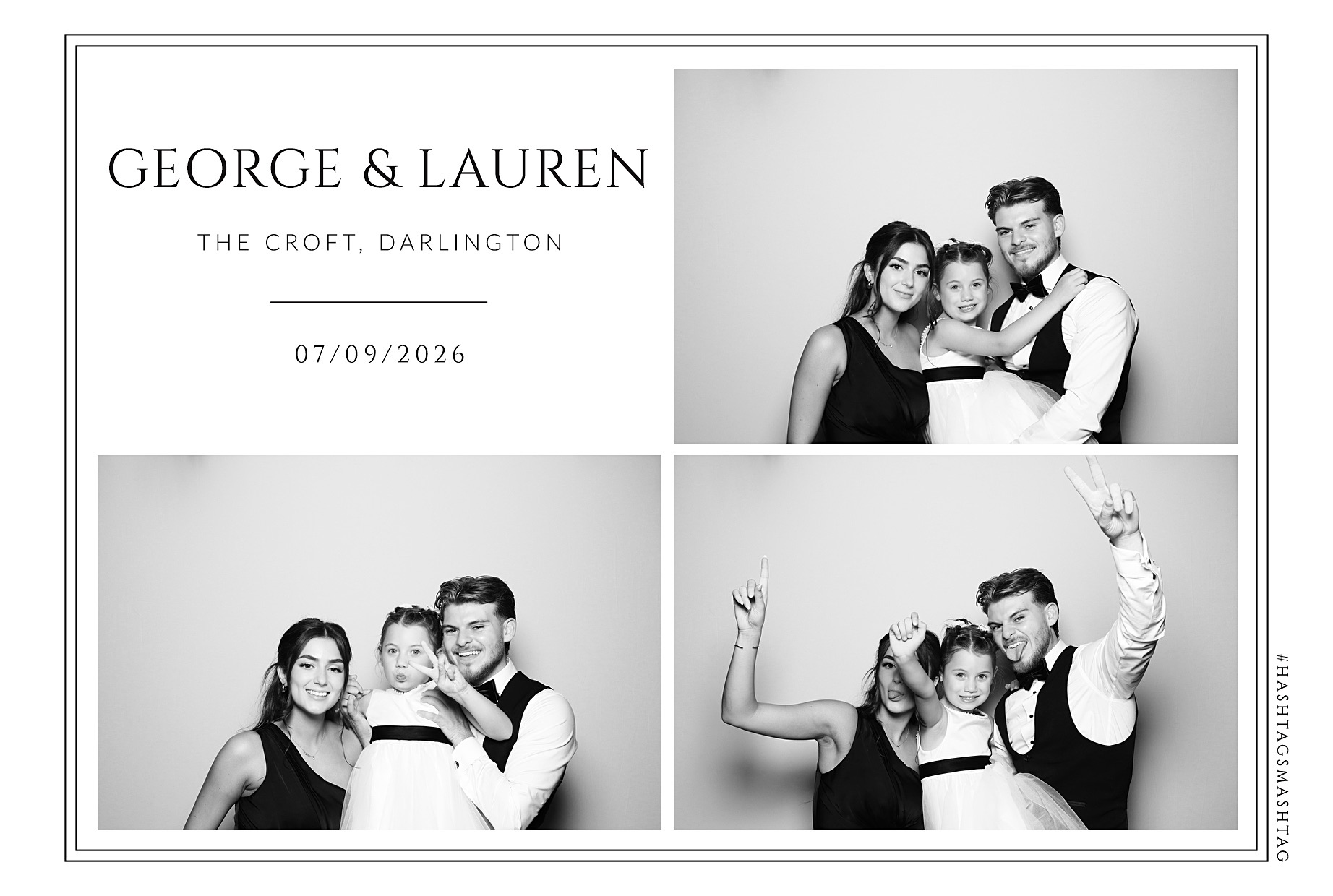 George and Lauren | View more photos from the event at gallery.blissbooth.co.uk/u/BlissBooth/George-and-Lauren