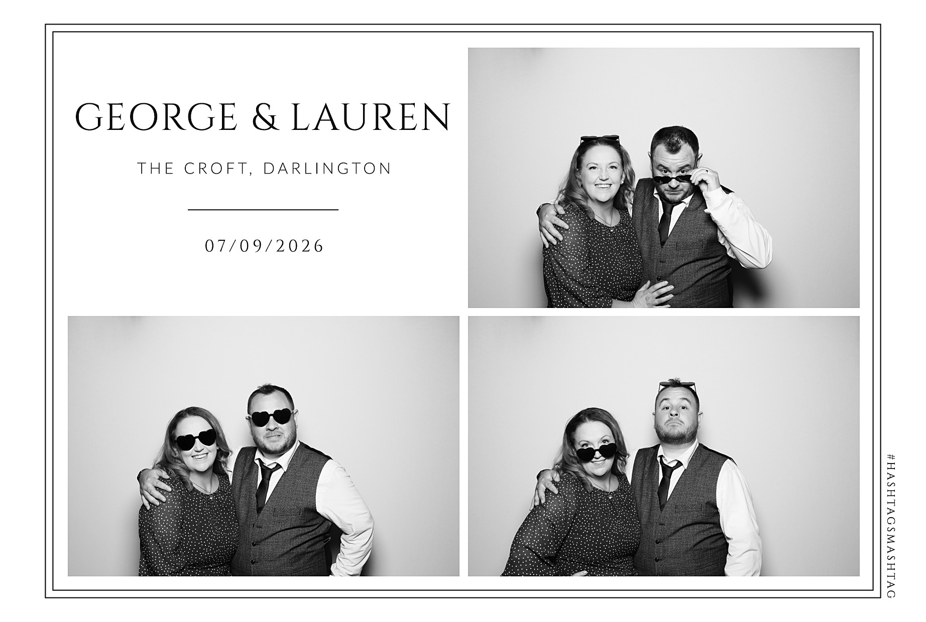 George and Lauren | View more photos from the event at gallery.blissbooth.co.uk/u/BlissBooth/George-and-Lauren