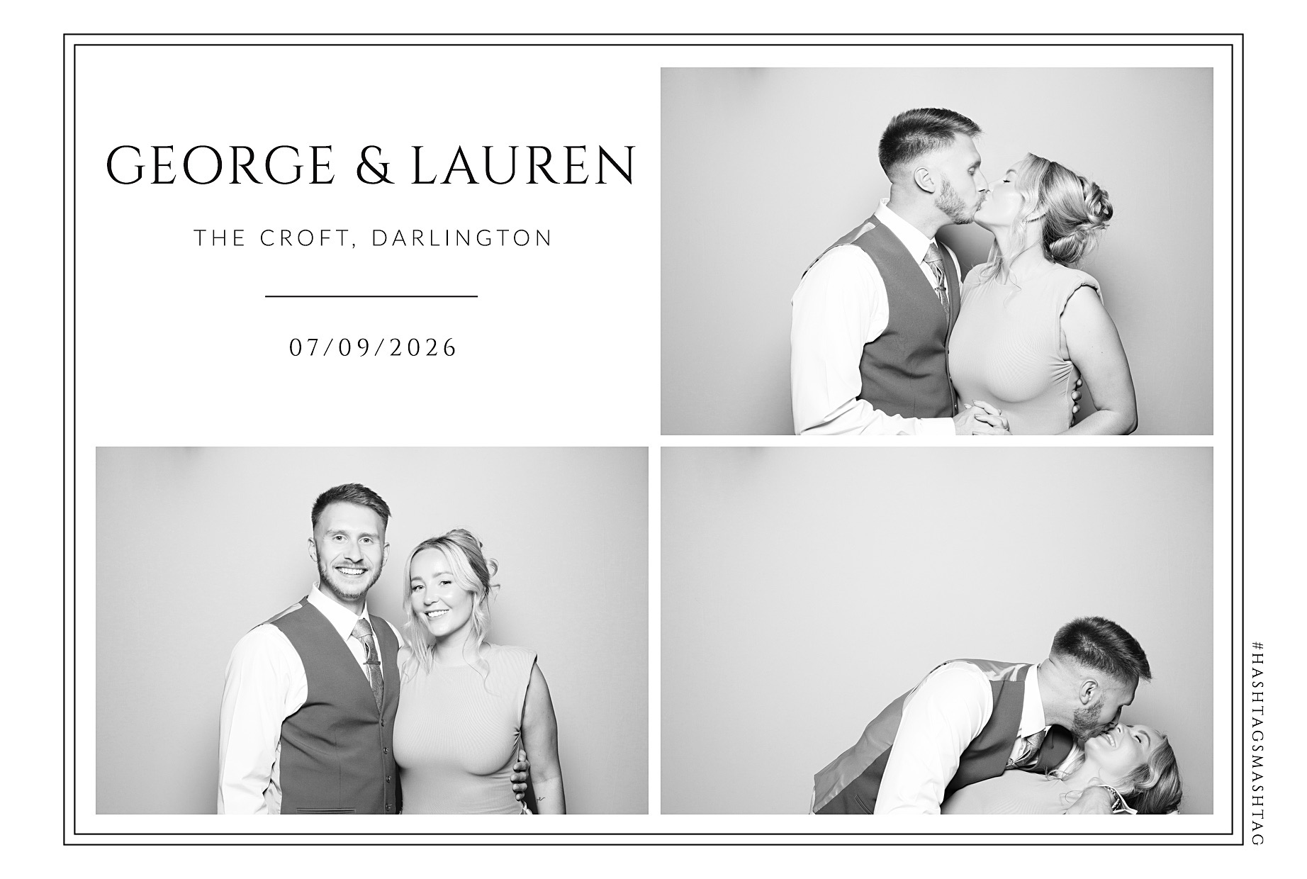 George and Lauren | View more photos from the event at gallery.blissbooth.co.uk/u/BlissBooth/George-and-Lauren