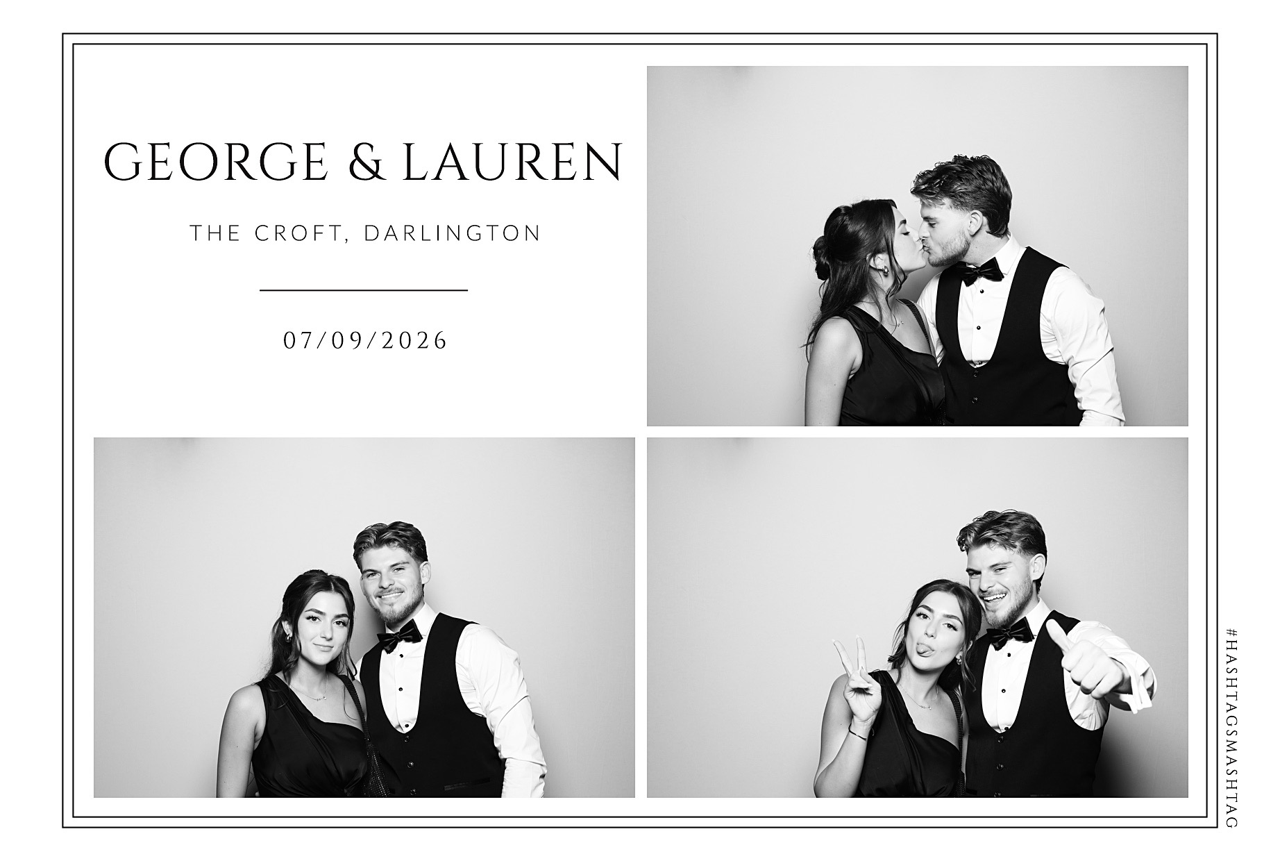 George and Lauren | View more photos from the event at gallery.blissbooth.co.uk/u/BlissBooth/George-and-Lauren
