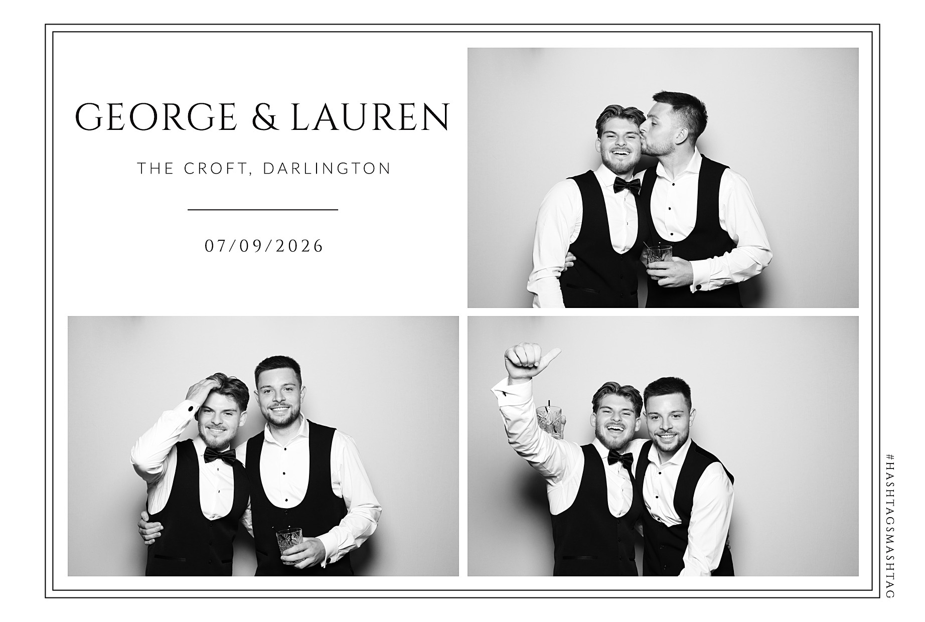 George and Lauren | View more photos from the event at gallery.blissbooth.co.uk/u/BlissBooth/George-and-Lauren