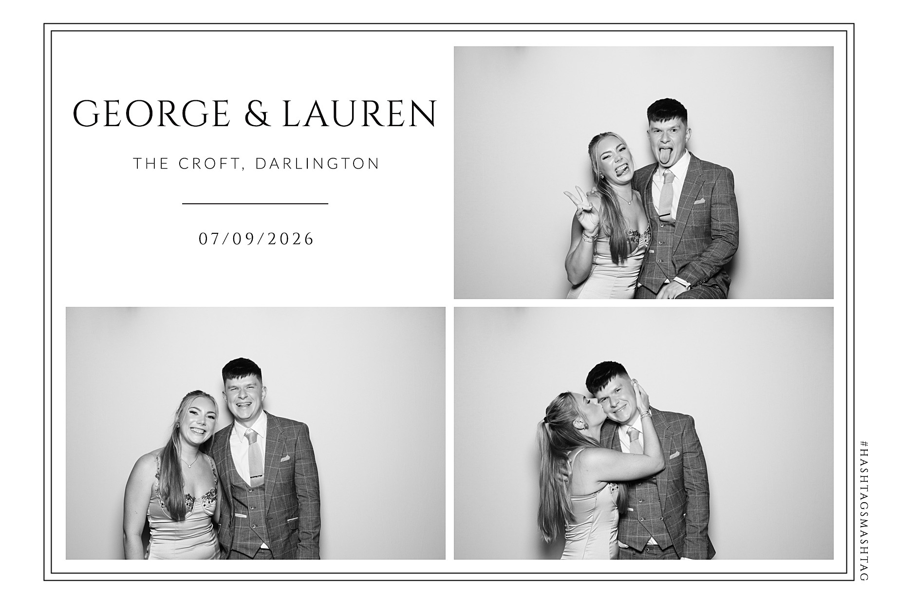 George and Lauren | View more photos from the event at gallery.blissbooth.co.uk/u/BlissBooth/George-and-Lauren