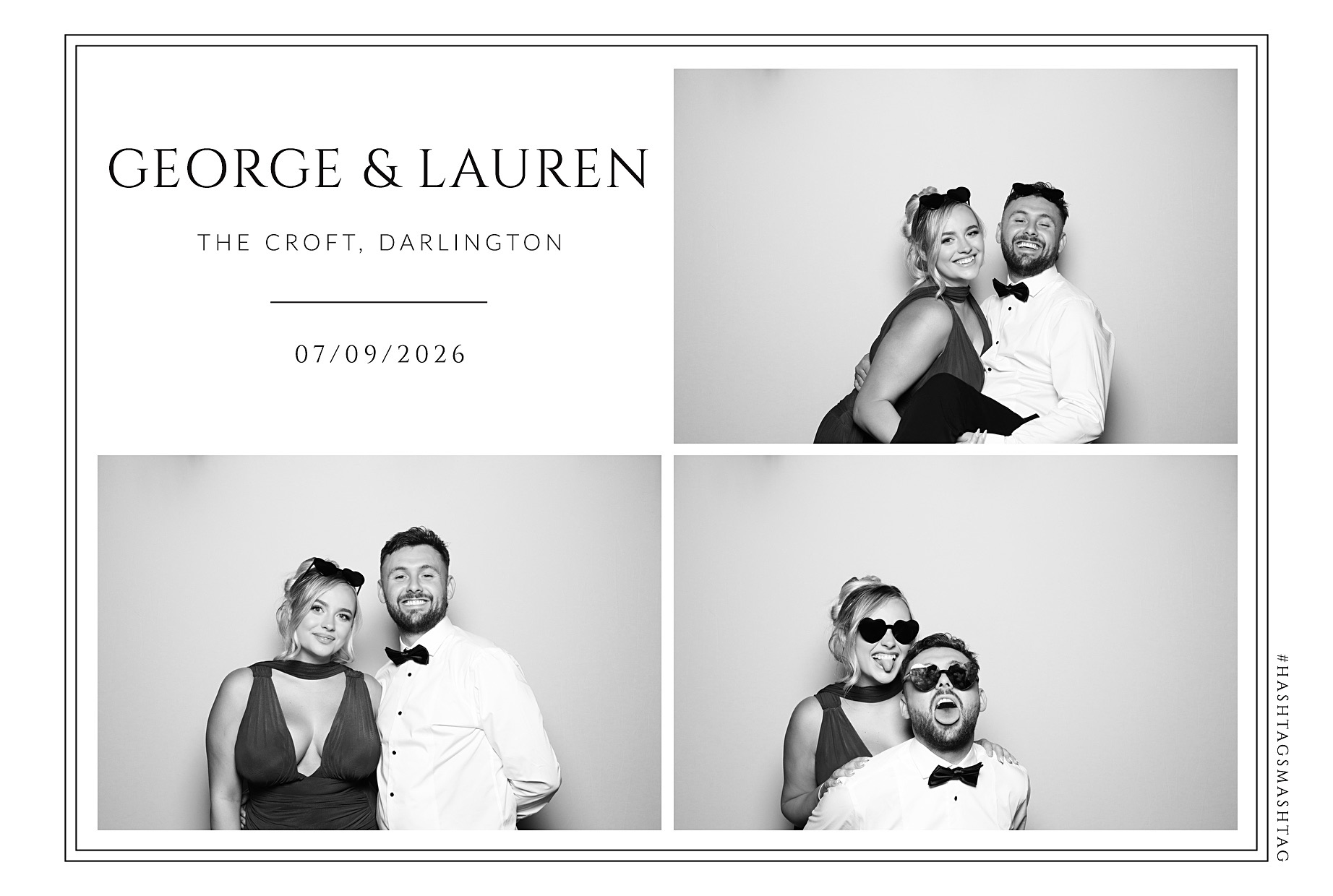 George and Lauren | View more photos from the event at gallery.blissbooth.co.uk/u/BlissBooth/George-and-Lauren