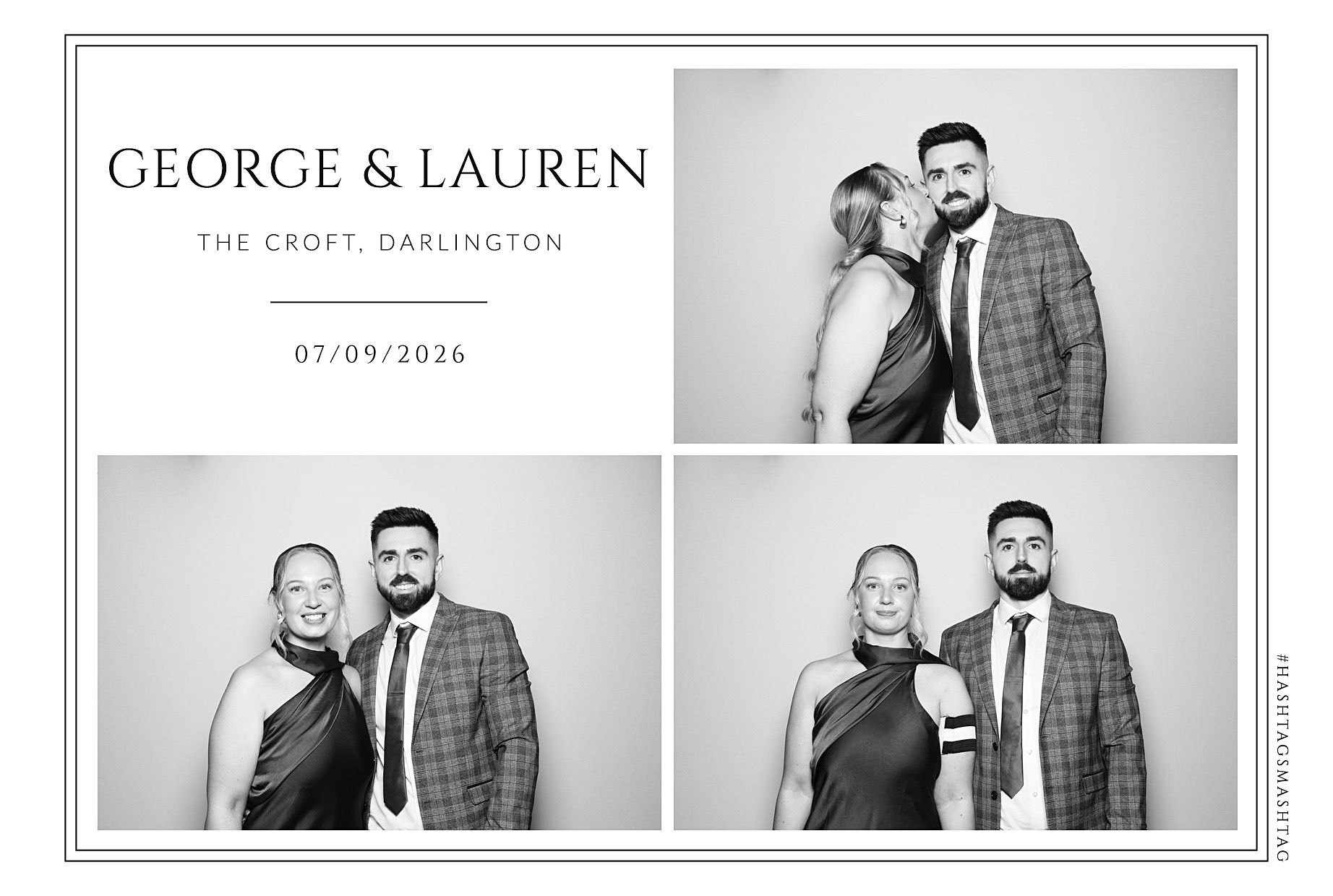 George and Lauren | View more photos from the event at gallery.blissbooth.co.uk/u/BlissBooth/George-and-Lauren