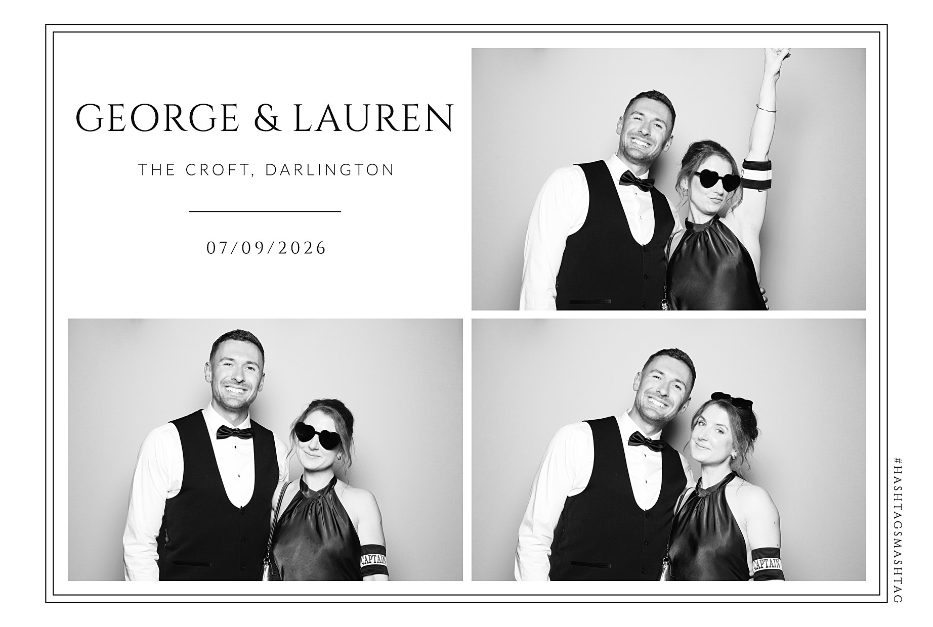 George and Lauren | View more photos from the event at gallery.blissbooth.co.uk/u/BlissBooth/George-and-Lauren