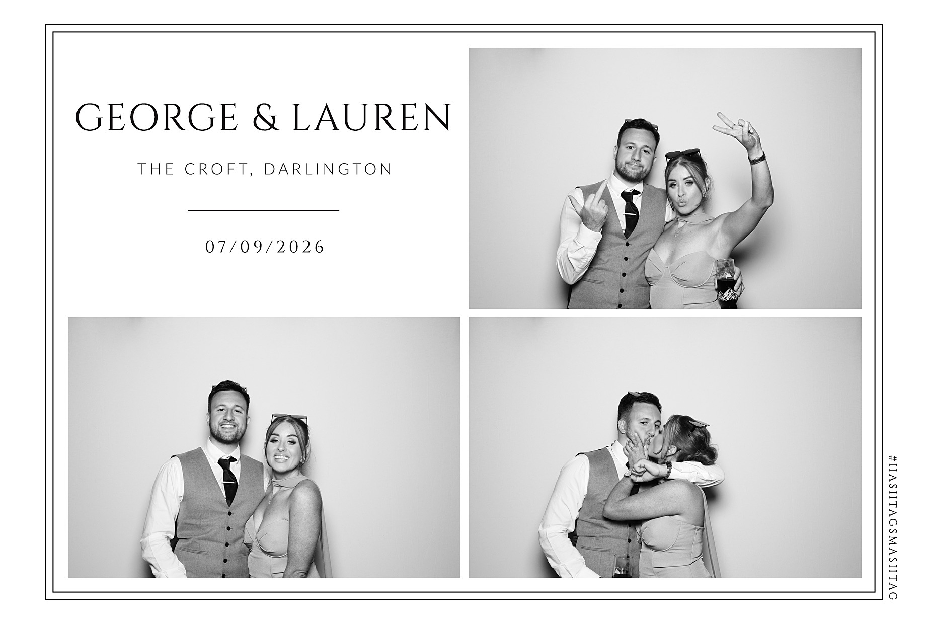George and Lauren | View more photos from the event at gallery.blissbooth.co.uk/u/BlissBooth/George-and-Lauren
