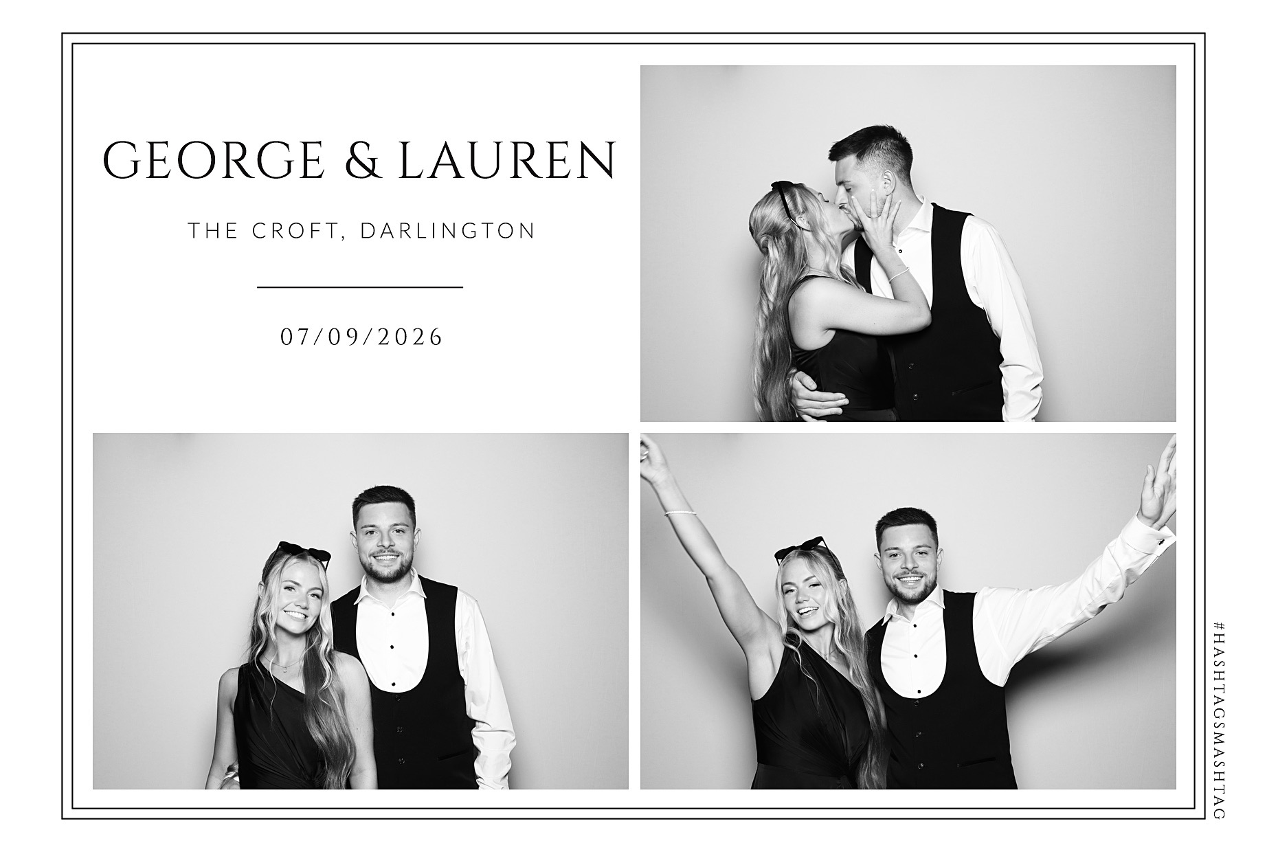 George and Lauren | View more photos from the event at gallery.blissbooth.co.uk/u/BlissBooth/George-and-Lauren