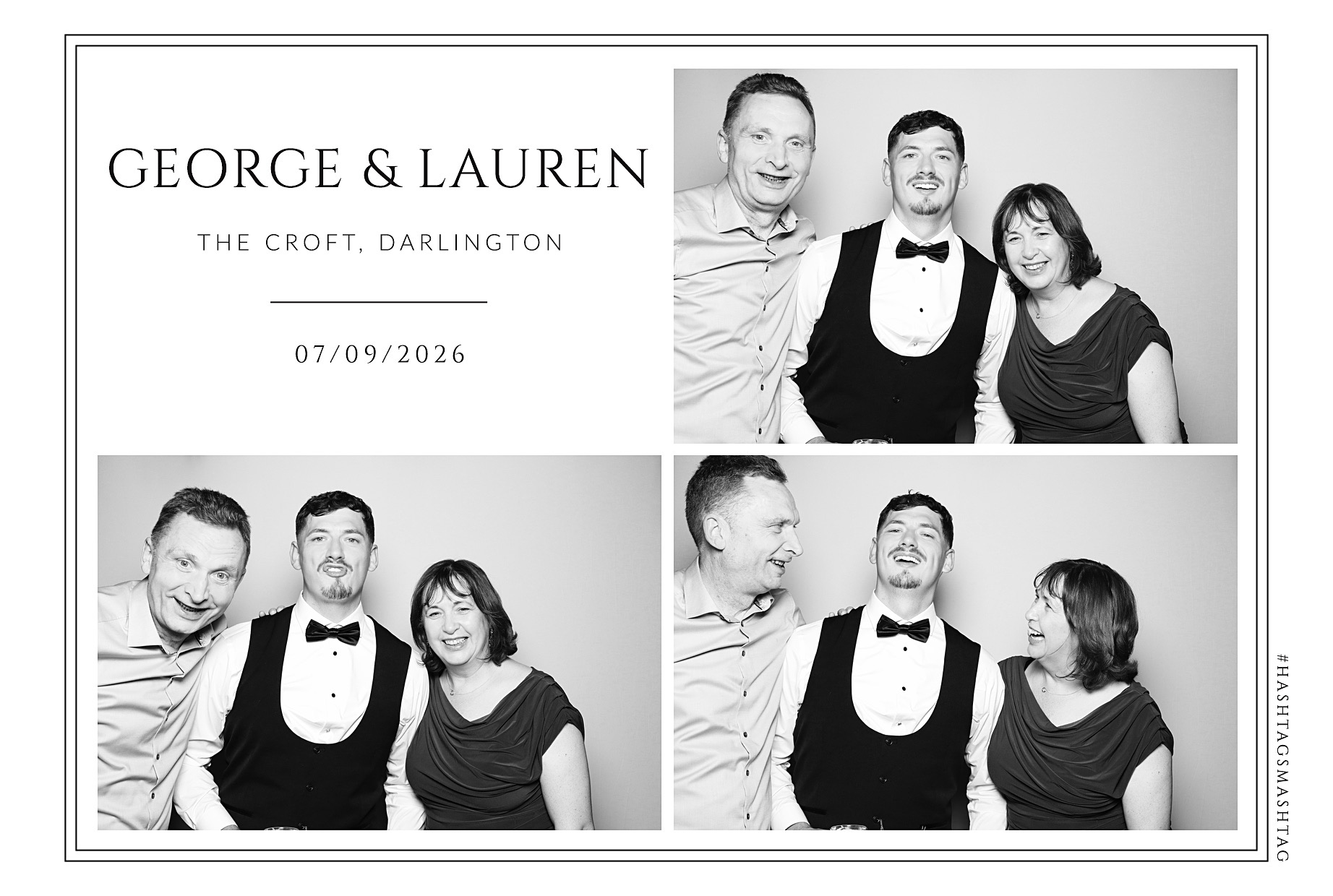 George and Lauren | View more photos from the event at gallery.blissbooth.co.uk/u/BlissBooth/George-and-Lauren