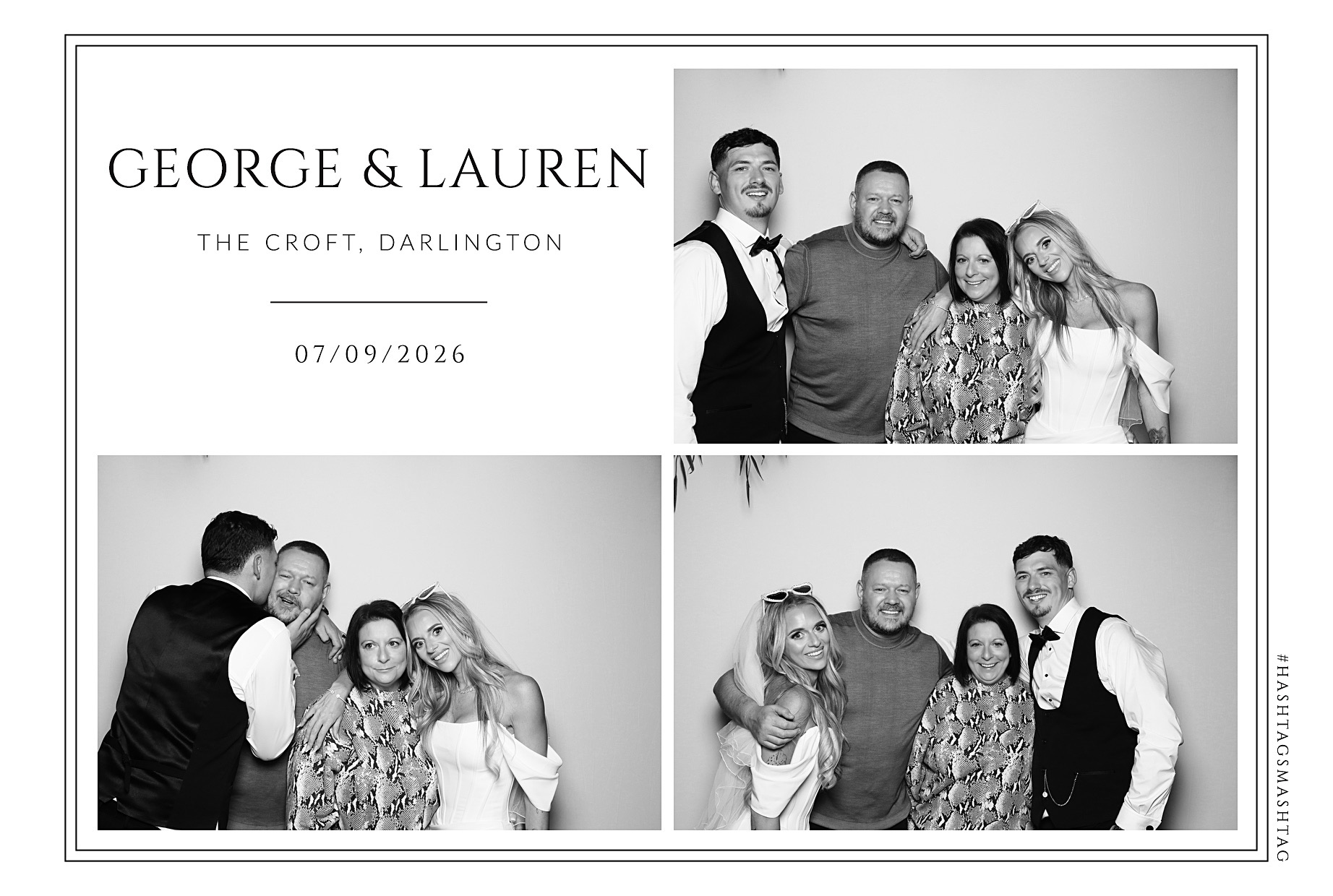 George and Lauren | View more photos from the event at gallery.blissbooth.co.uk/u/BlissBooth/George-and-Lauren