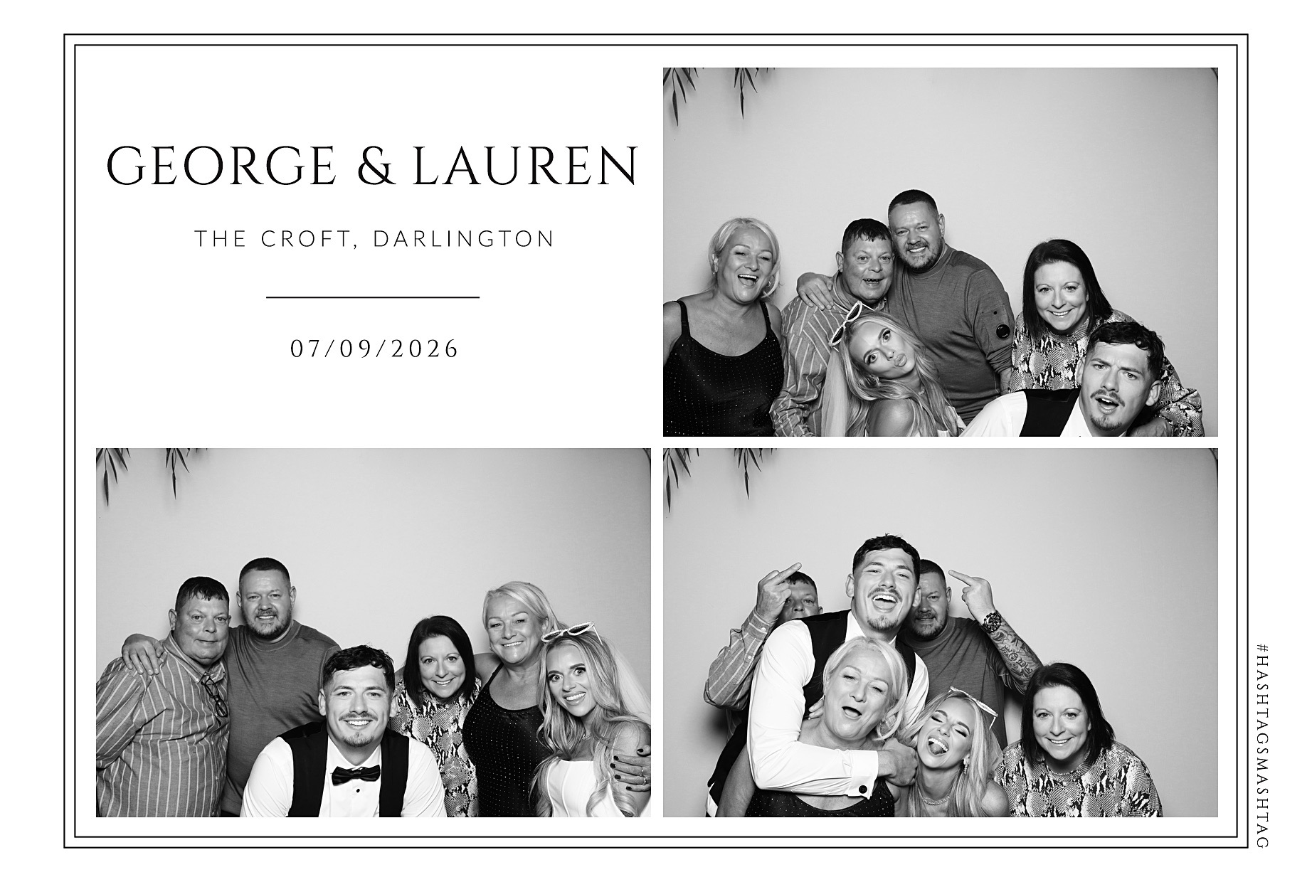 George and Lauren | View more photos from the event at gallery.blissbooth.co.uk/u/BlissBooth/George-and-Lauren